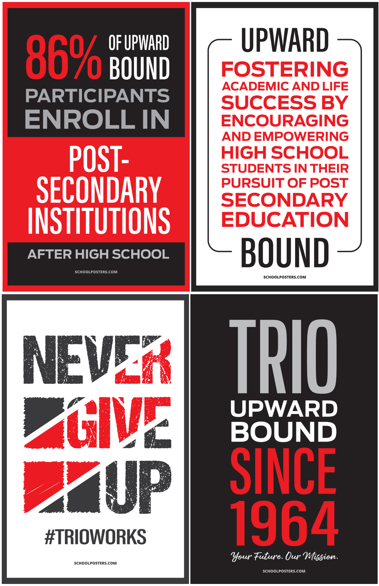 TRIO Upward Bound Poster Package (Set Of 16)