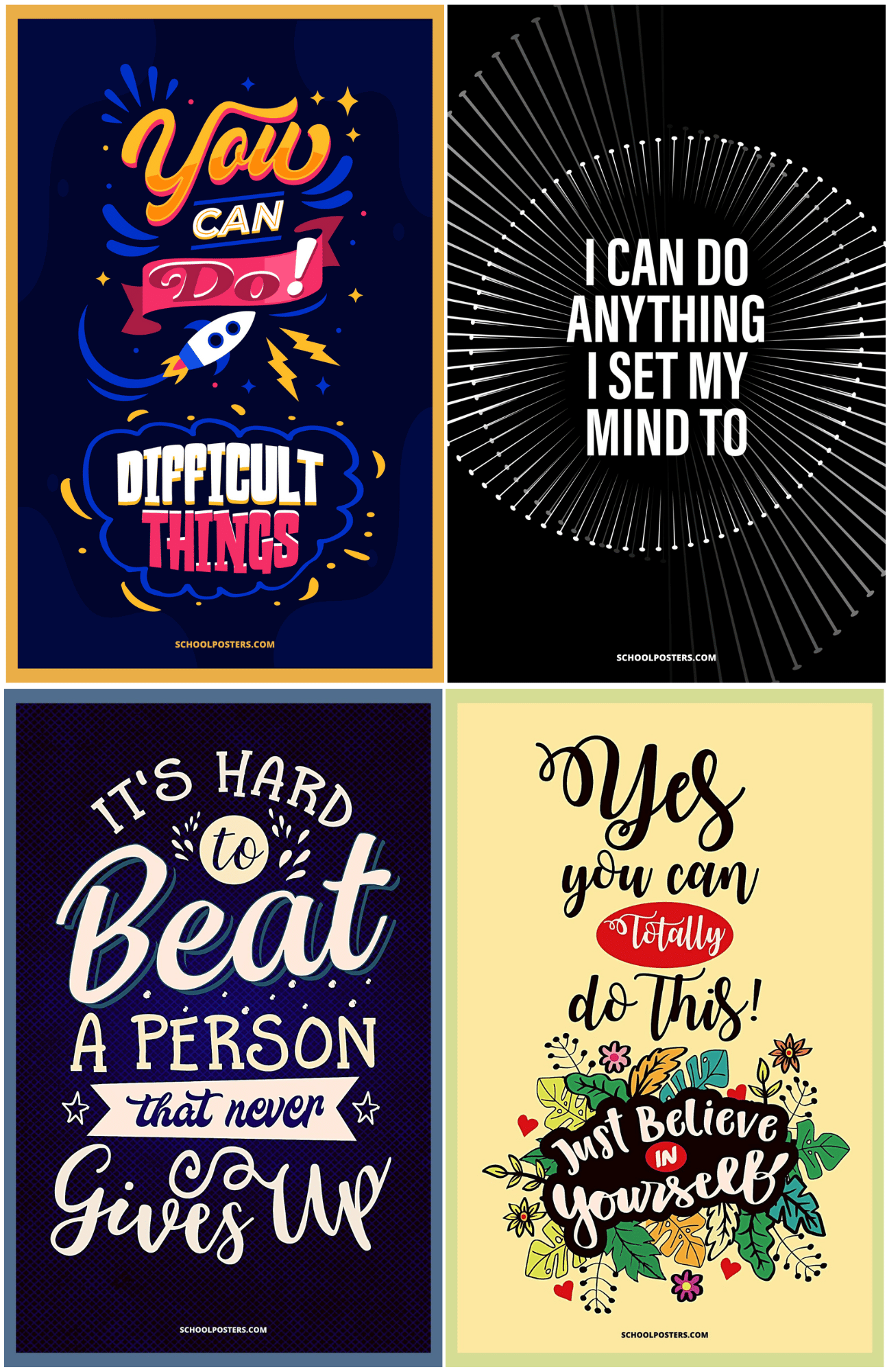 Growth Mindset Mega Poster Package