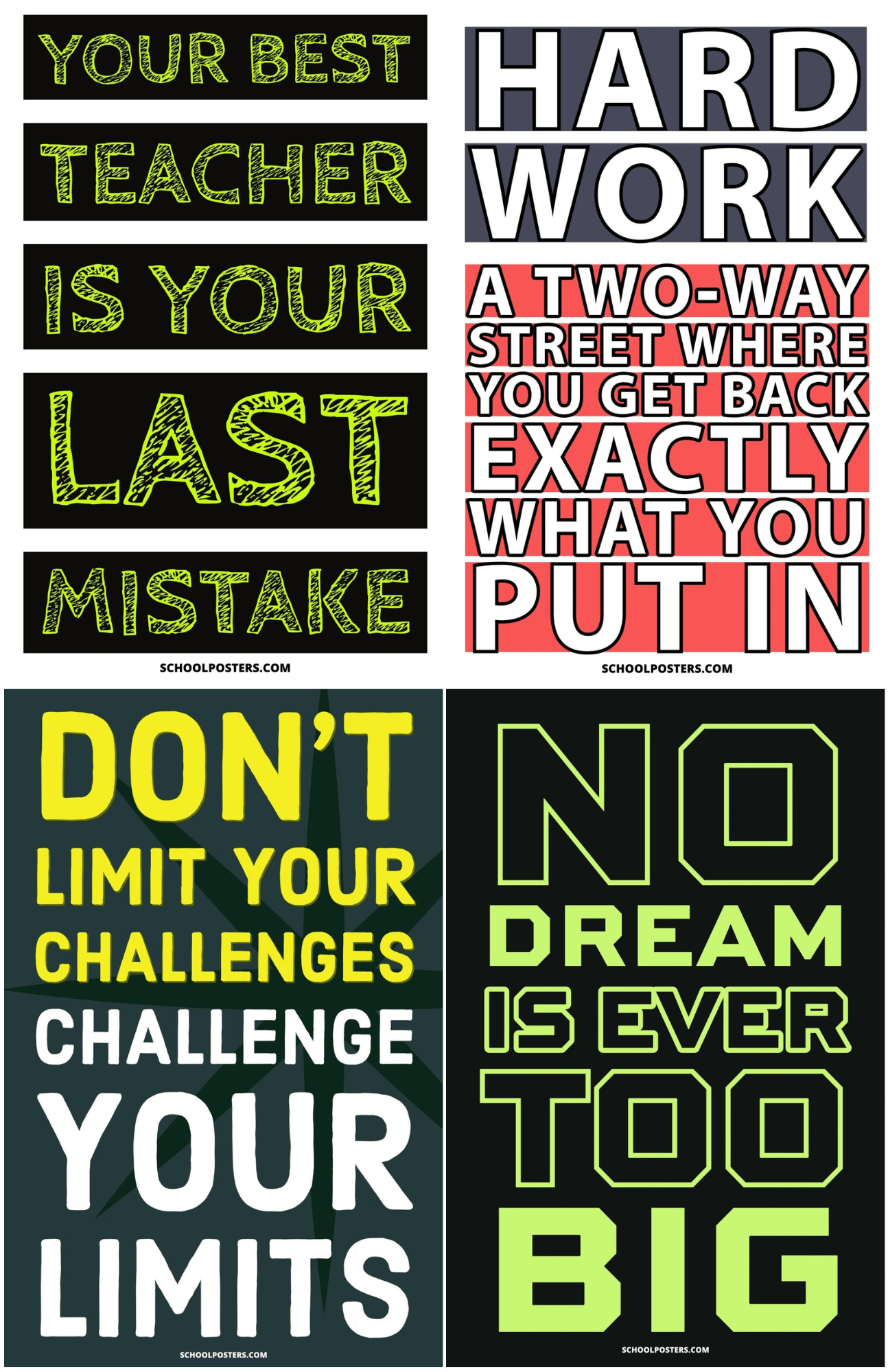 Growth Mindset Mega Poster Package
