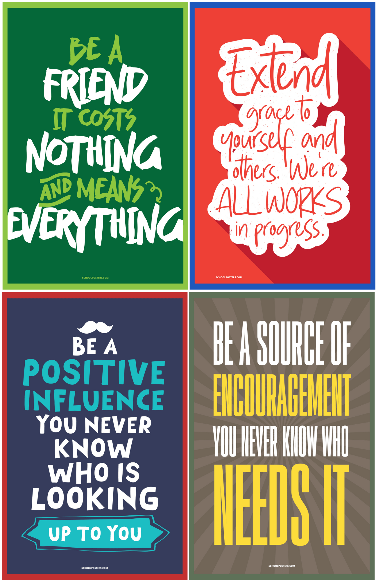 High School Encouragement Poster Package