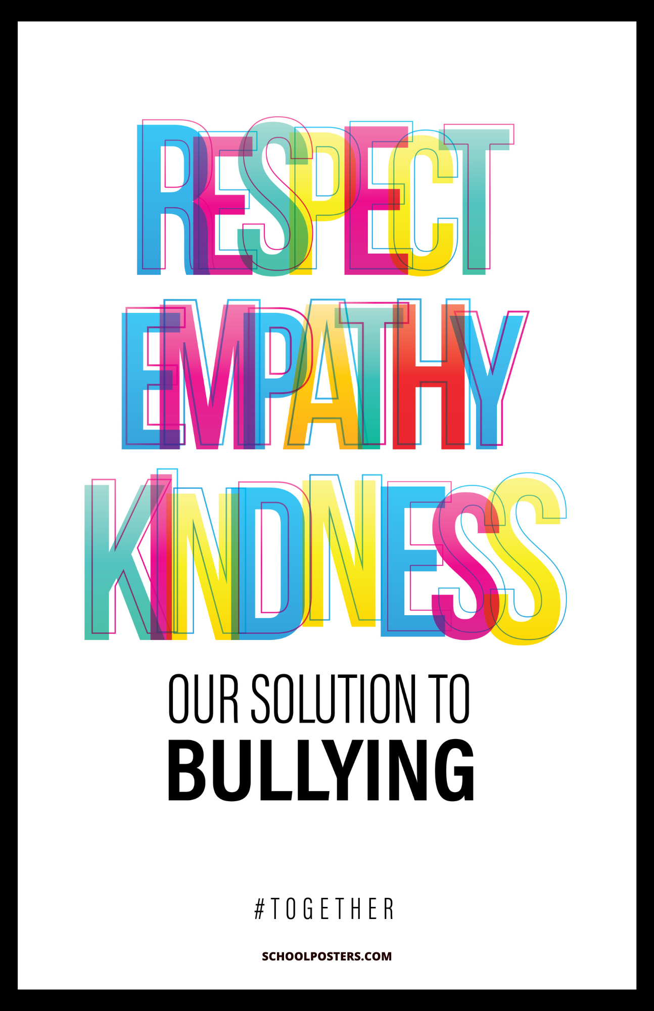 K-12 Bullying Prevention Poster – Schoolposters.com Llc