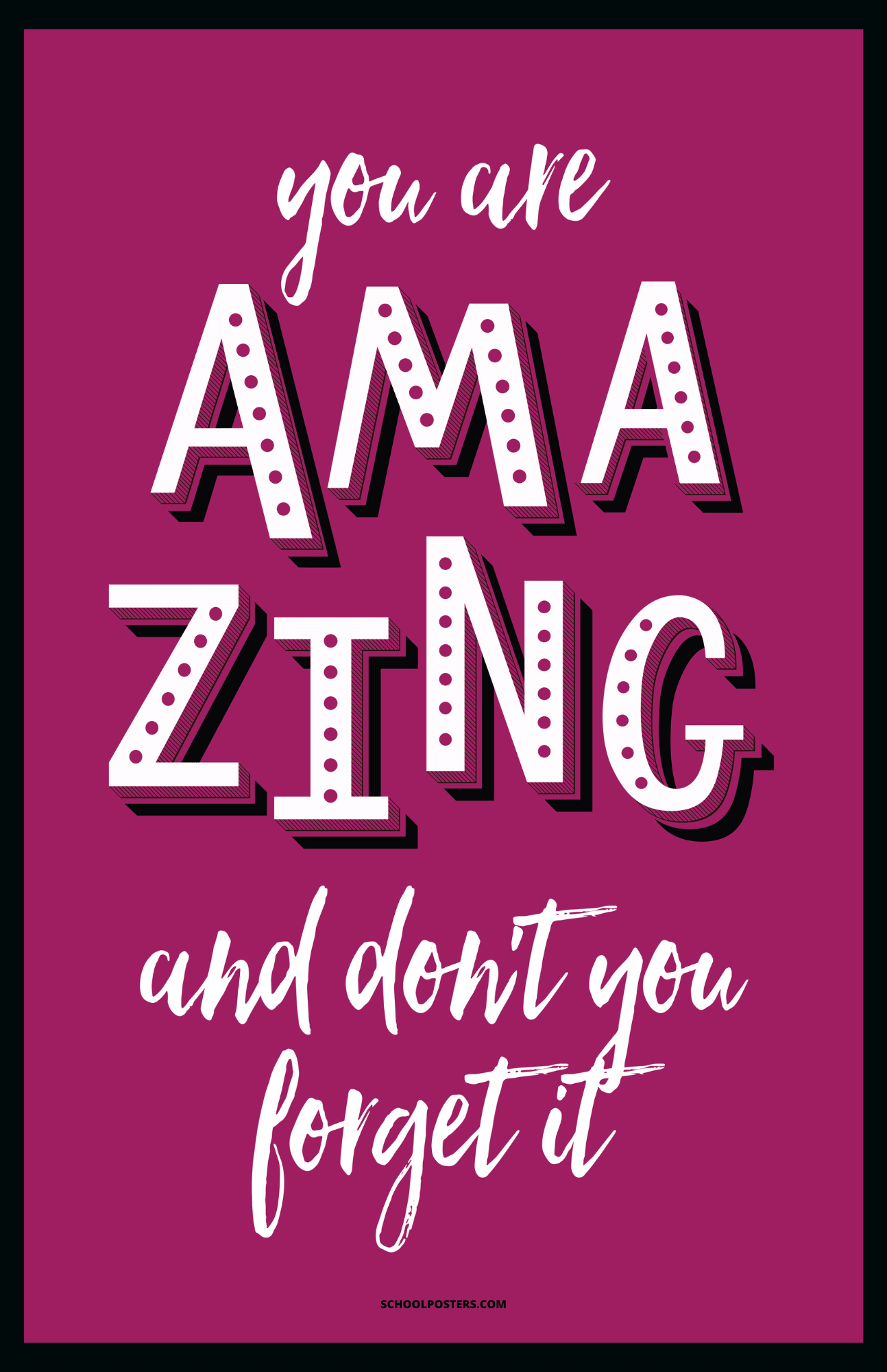 Middle School Motivational Poster