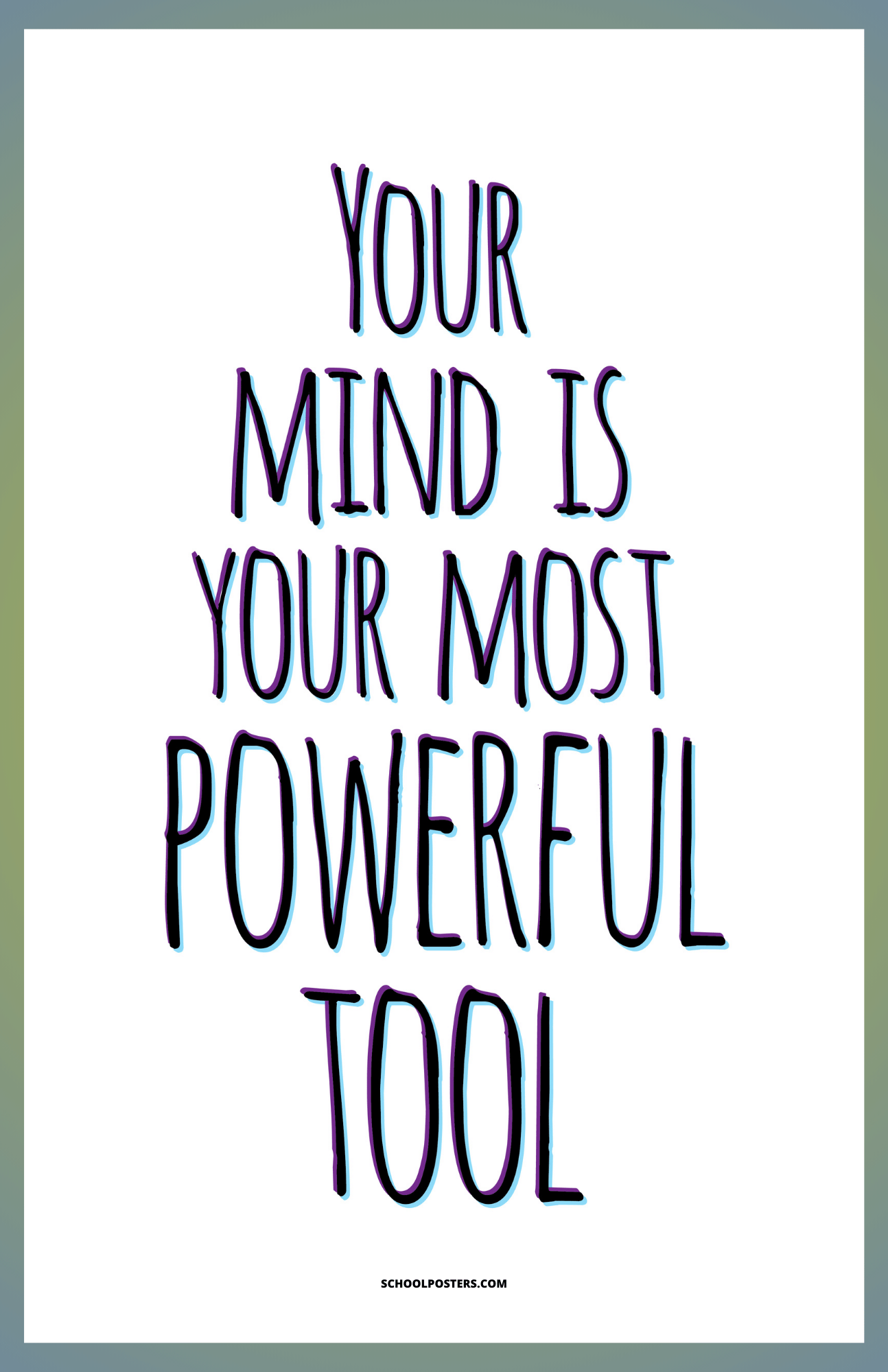 Middle School Motivational Poster