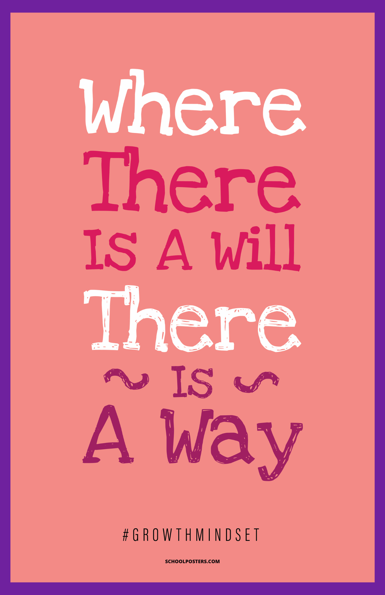 Develop a Growth Mindset Poster