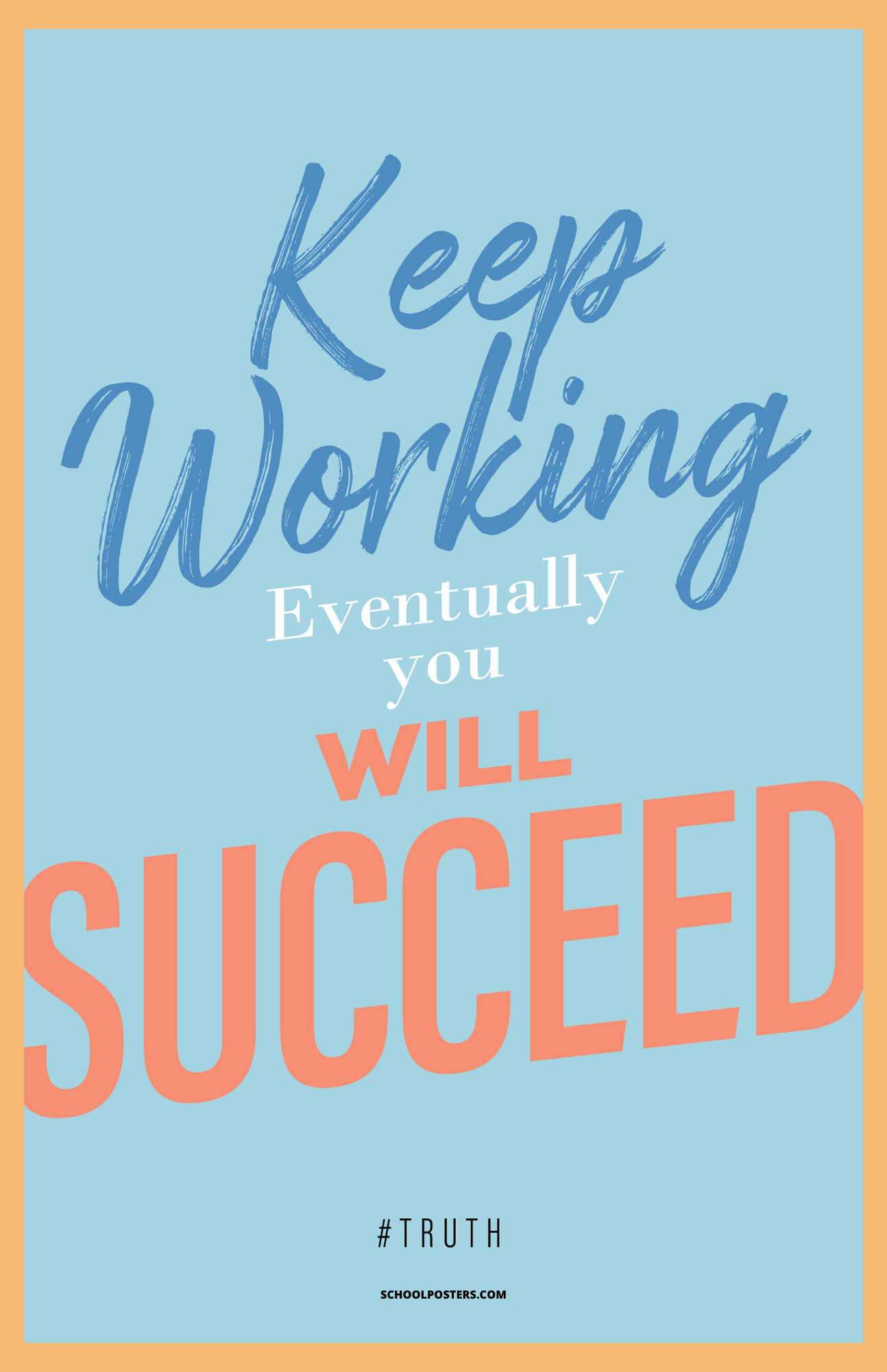 Develop a Growth Mindset Poster