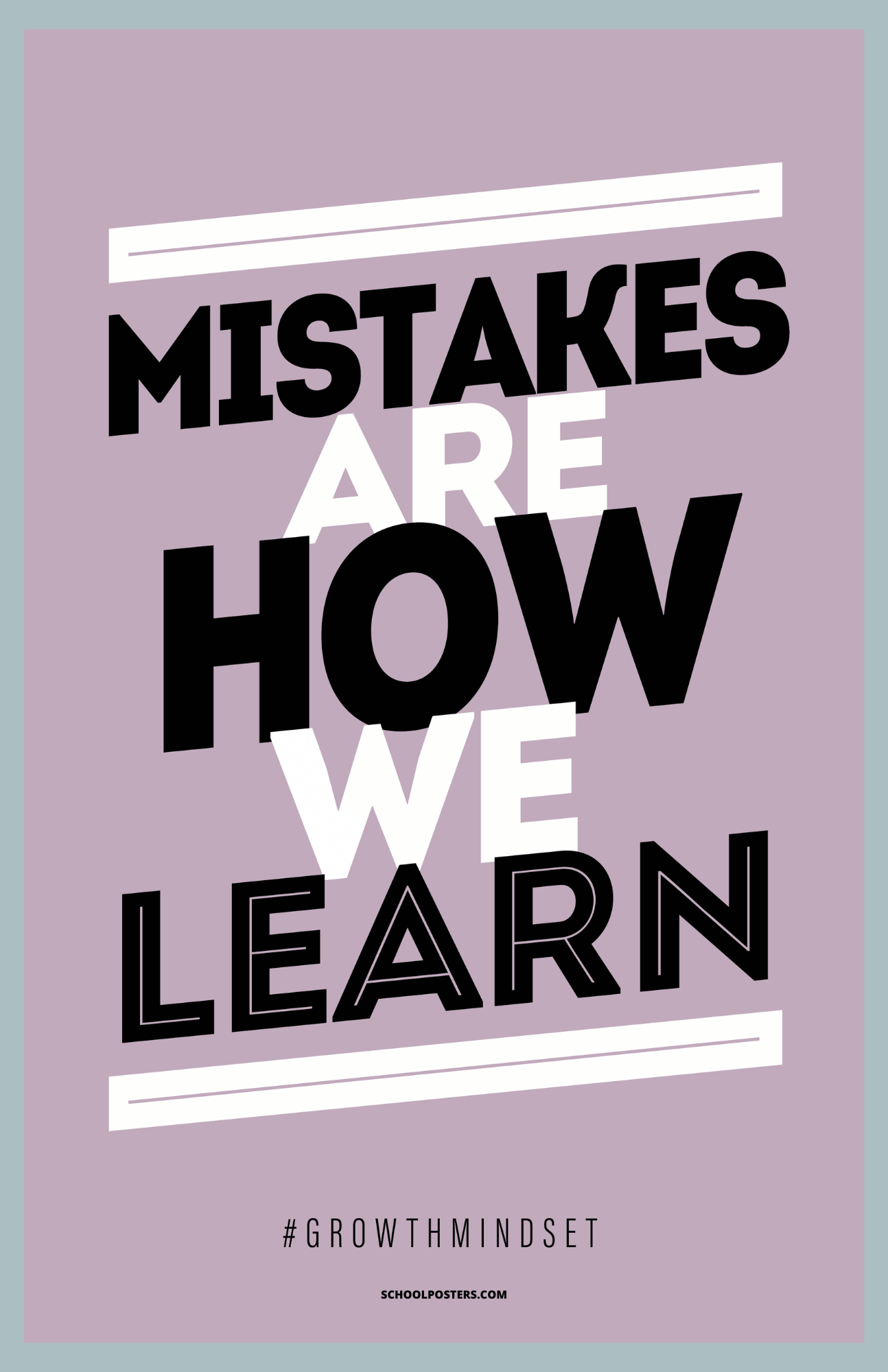 Develop a Growth Mindset Poster