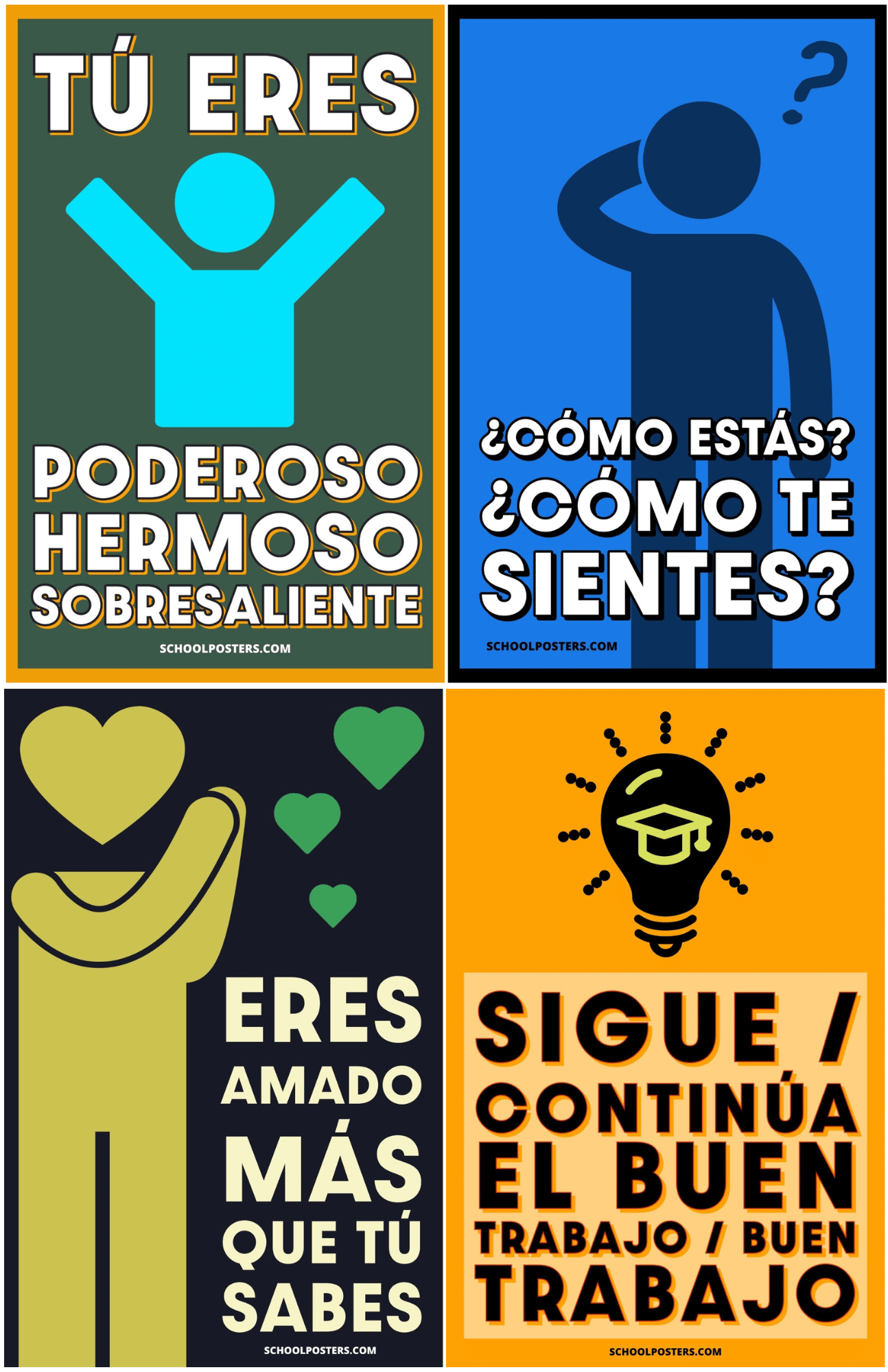 Spanish Speaking Student Mega Poster Package