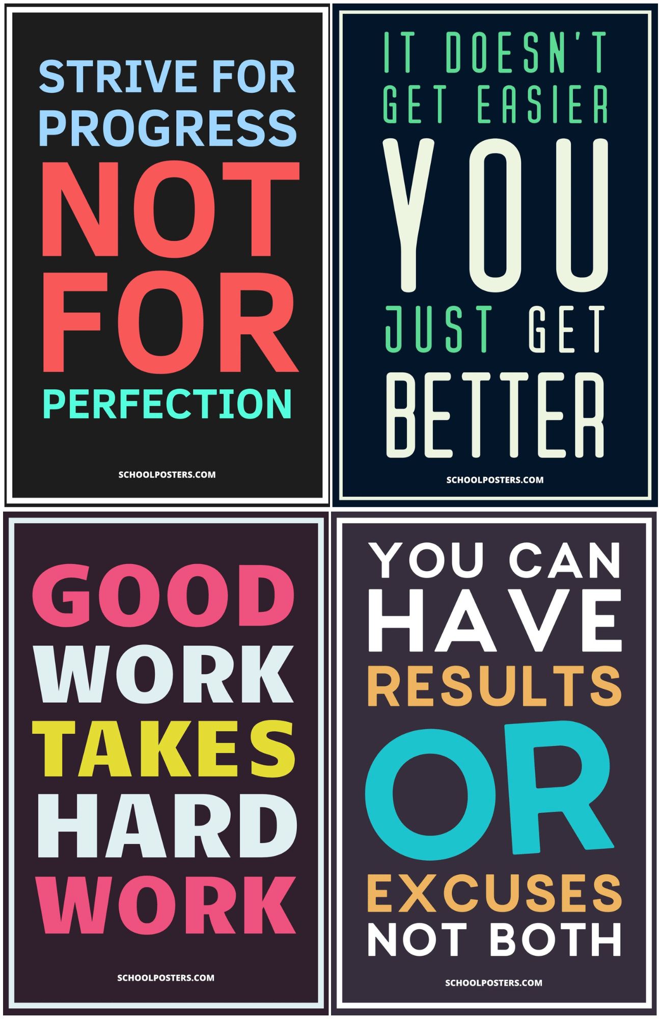 Student Motivational Mega Poster Package