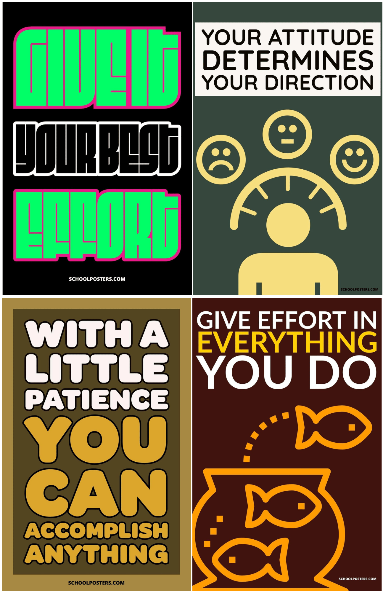 Student Motivational Mega Poster Package