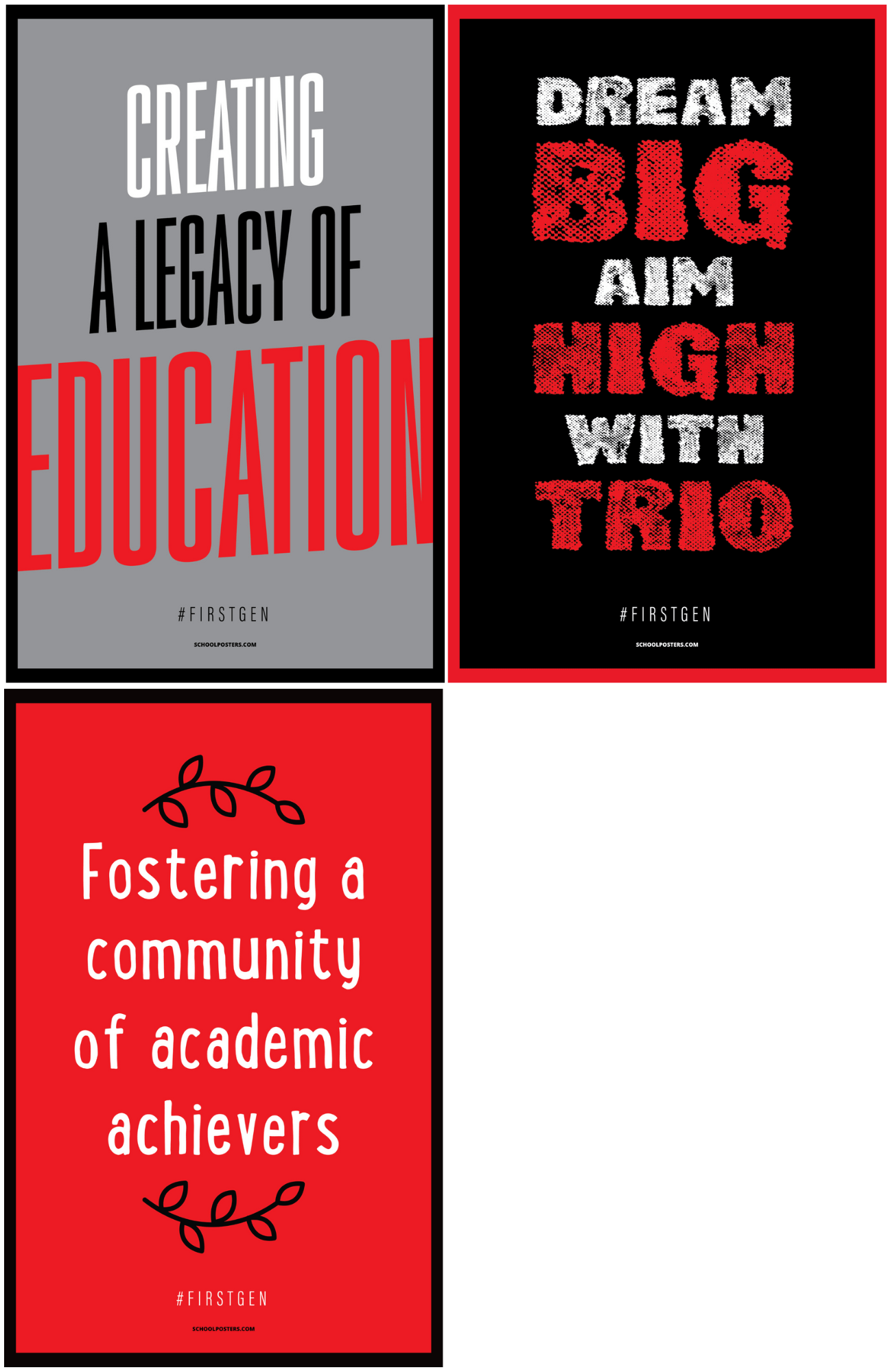 TRIO First Gen Poster Package