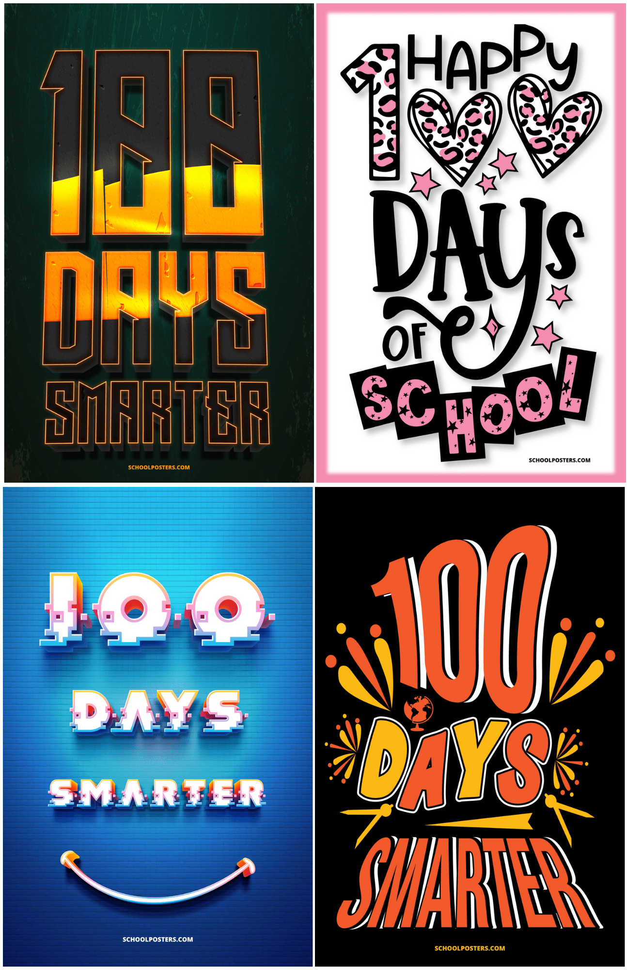 100 Days of School Middle School & High School