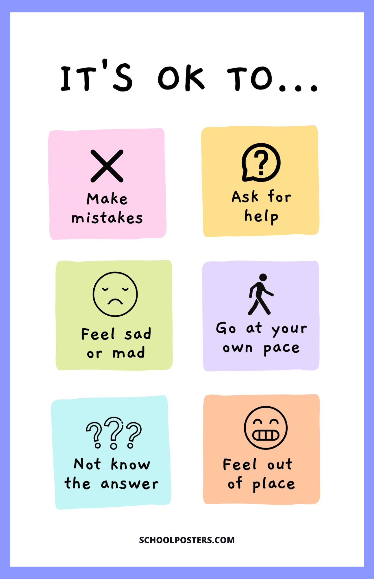 It's Okay To Feel Your Feelings! | Poster