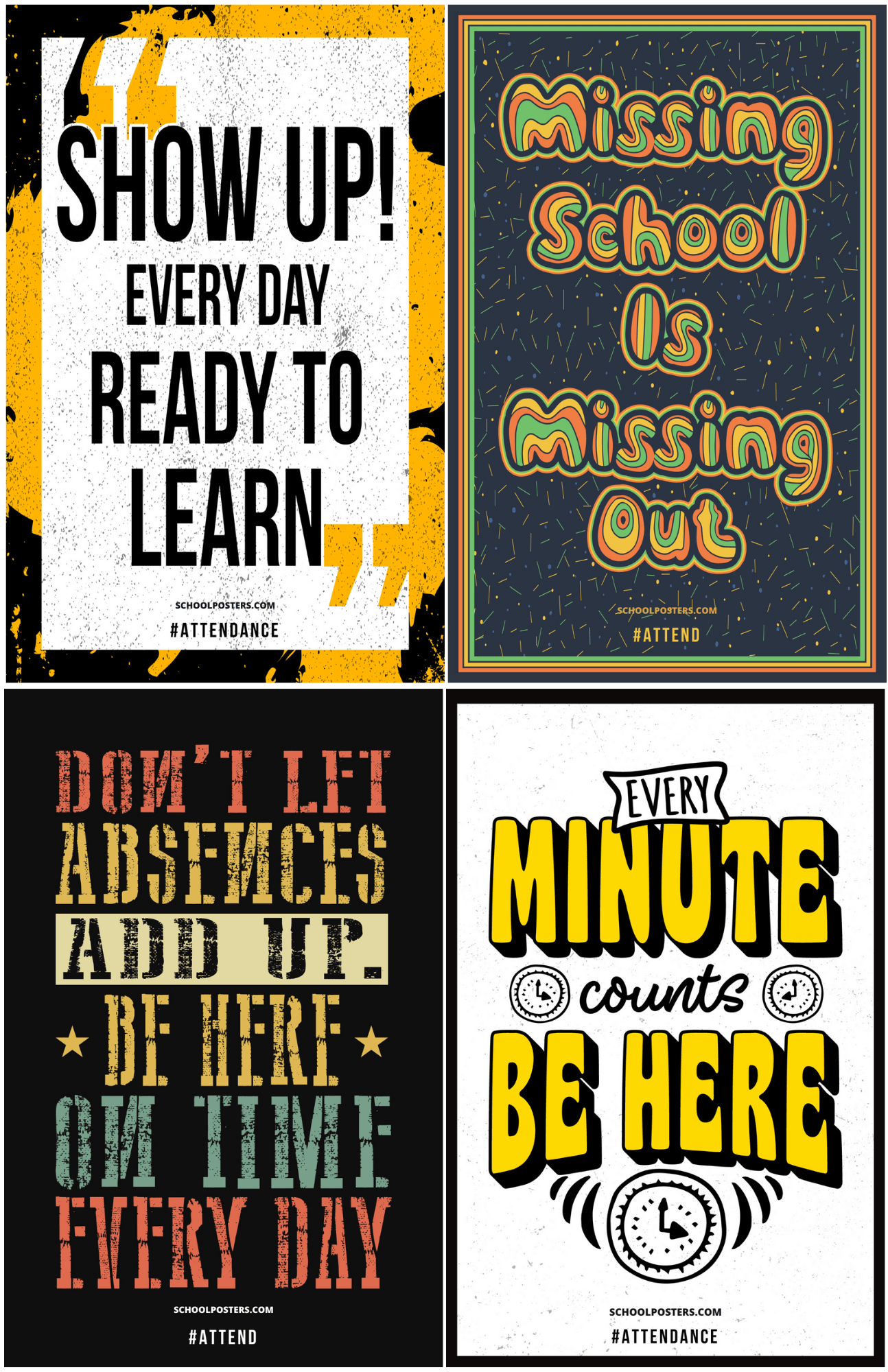 Attendance Poster Package