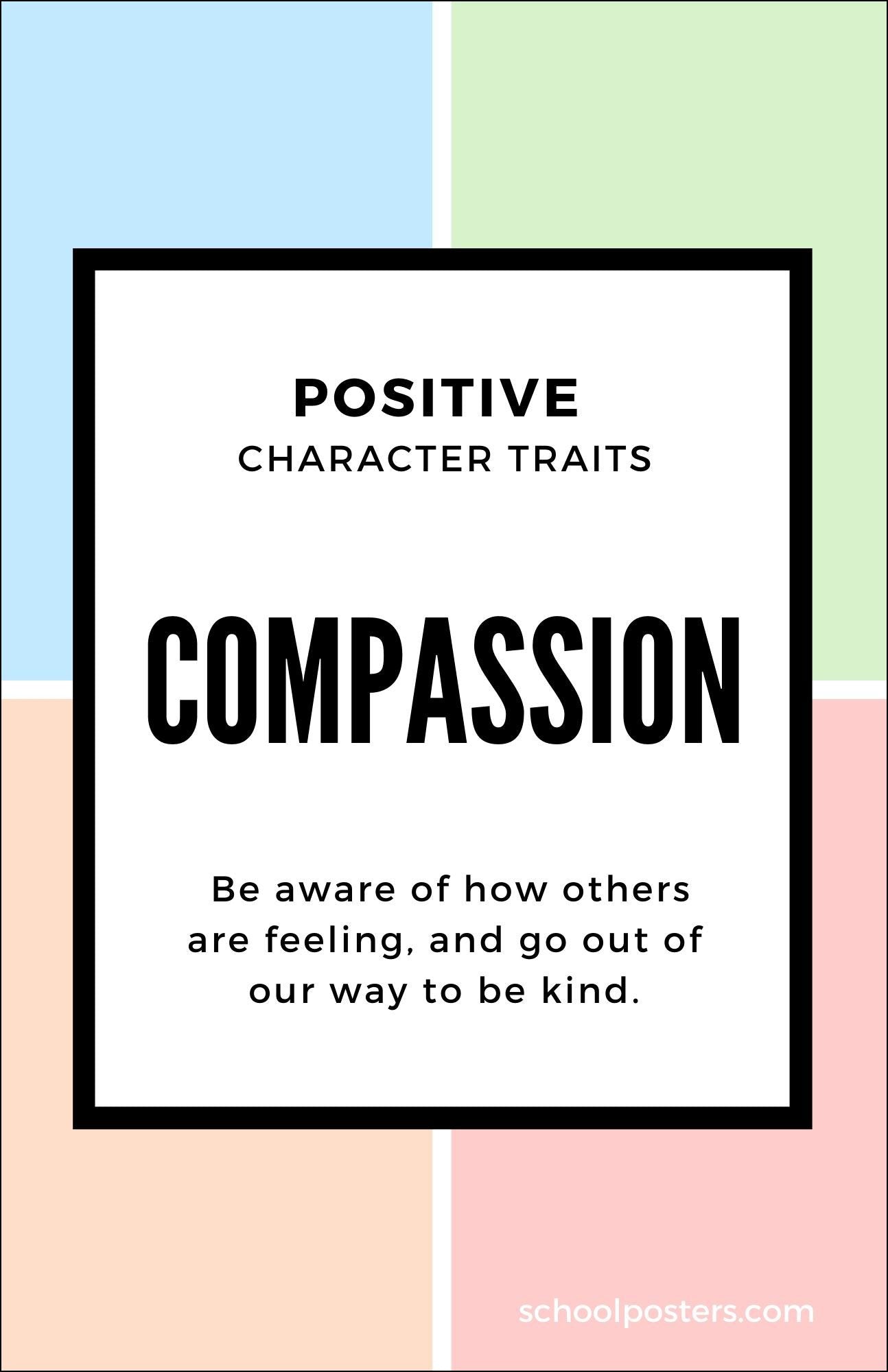 Character Compassion Poster