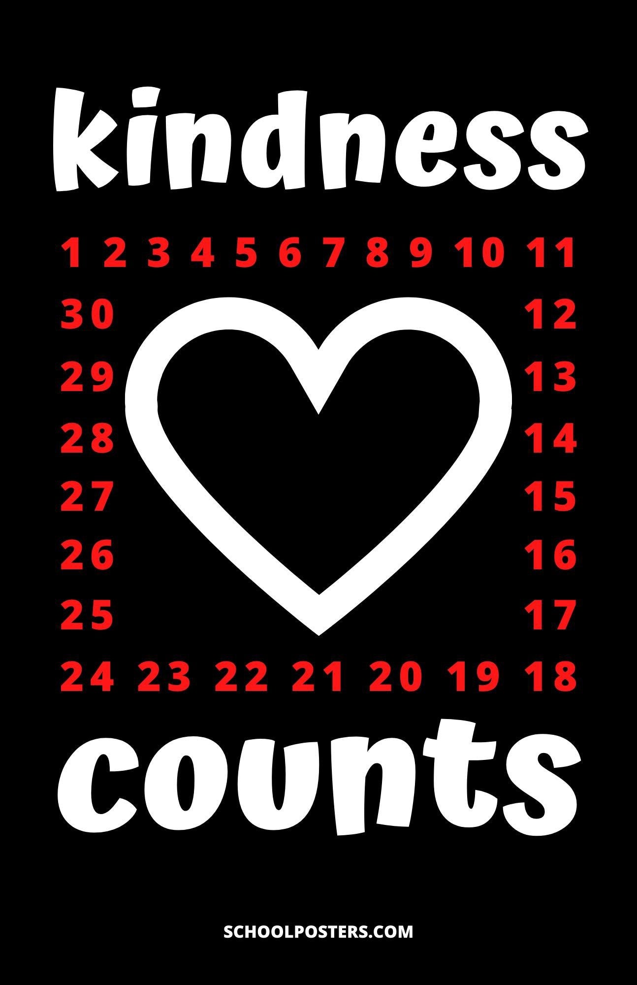 Kindness Counts Poster
