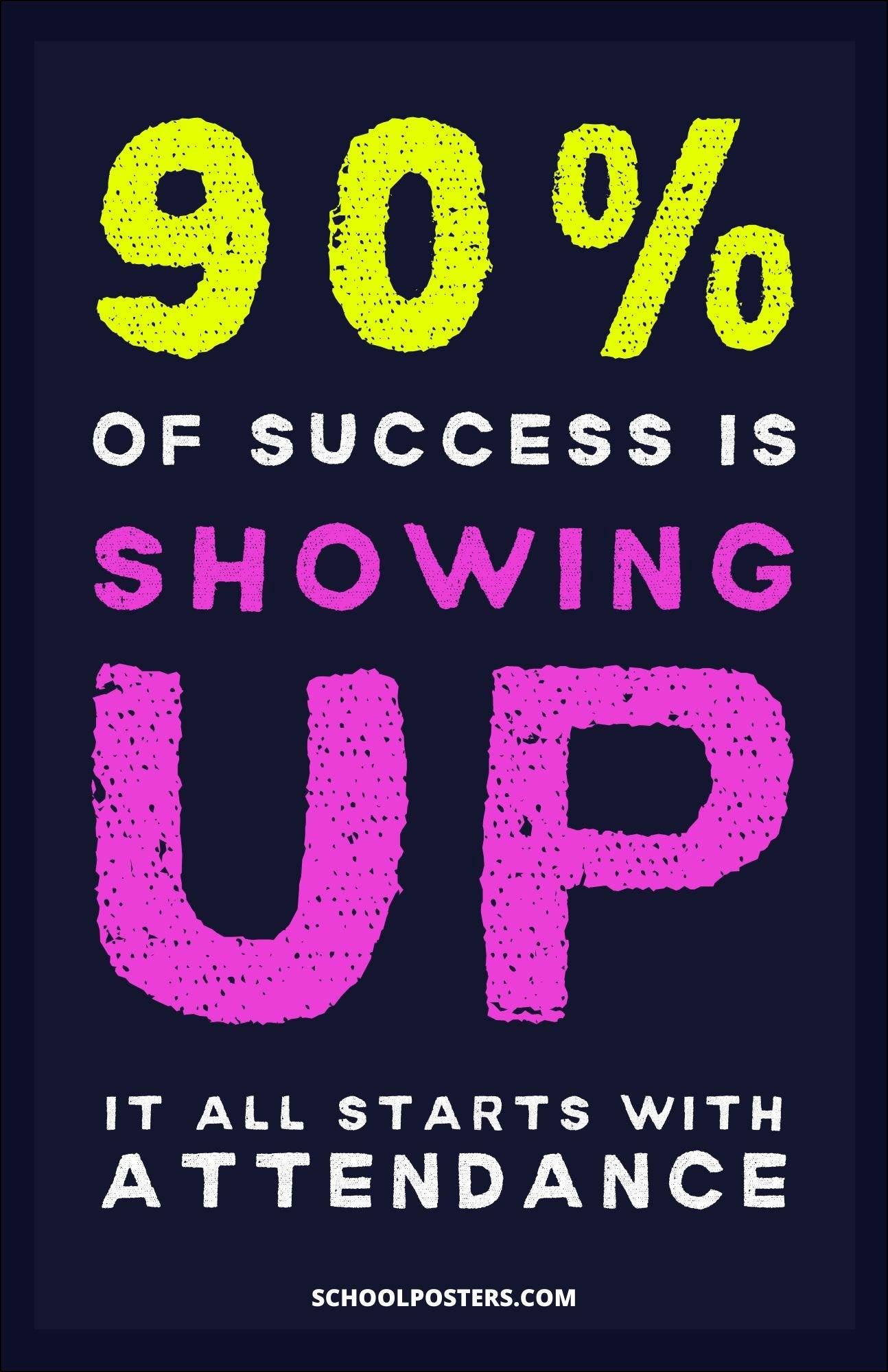 It All Starts With Attendance Poster