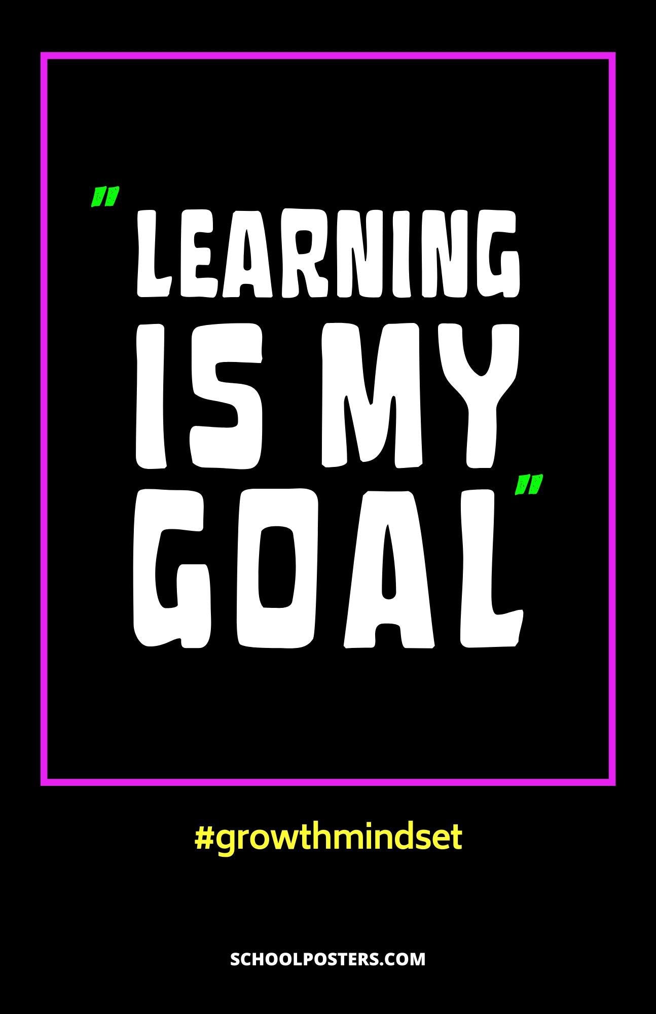 Growth Mindset Poster