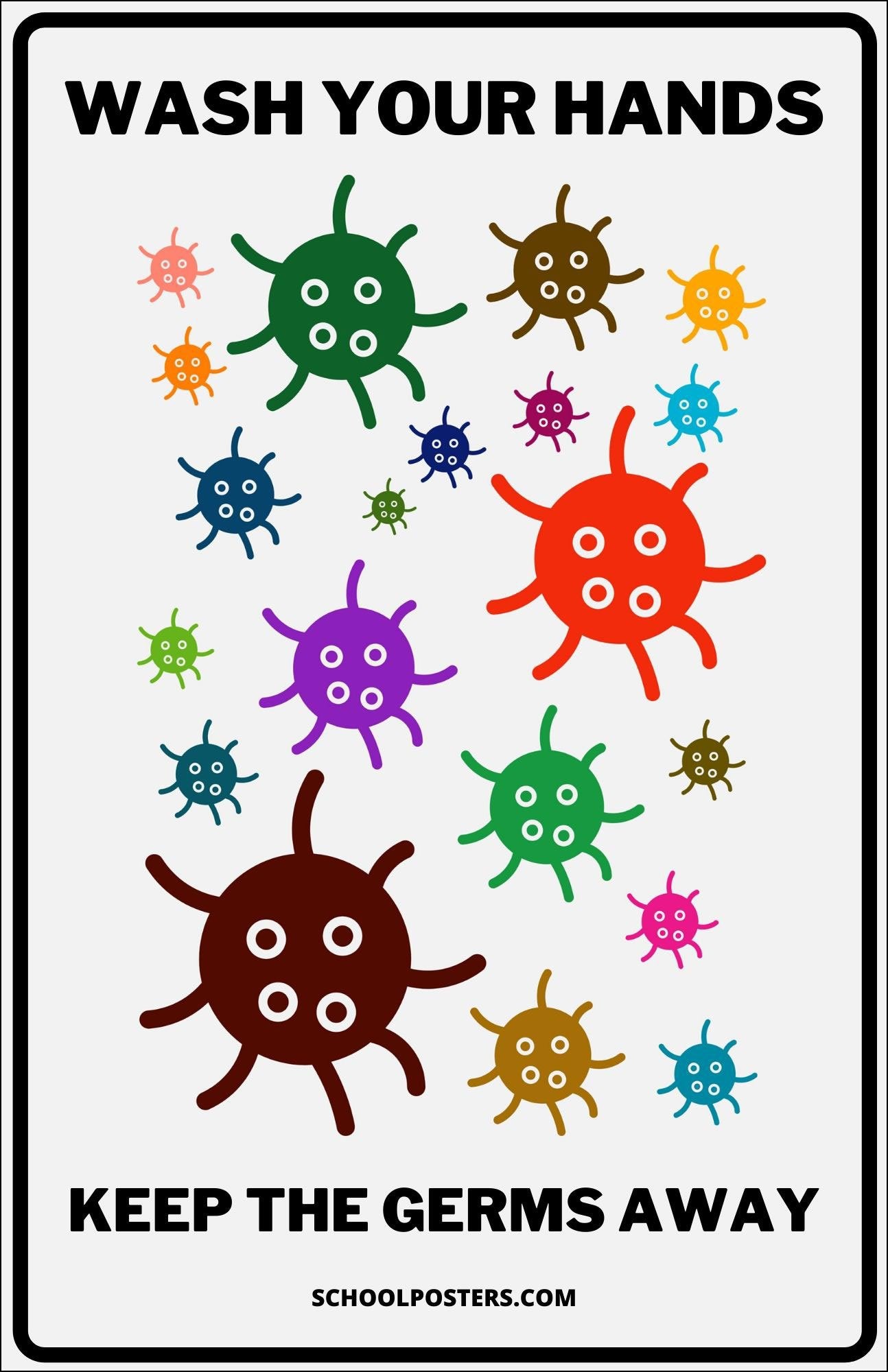 Wash Your Hands, Handwashing Poster – SchoolPosters.com LLC Wash Your Hands, Handwashing Poster – SchoolPosters.com LLC