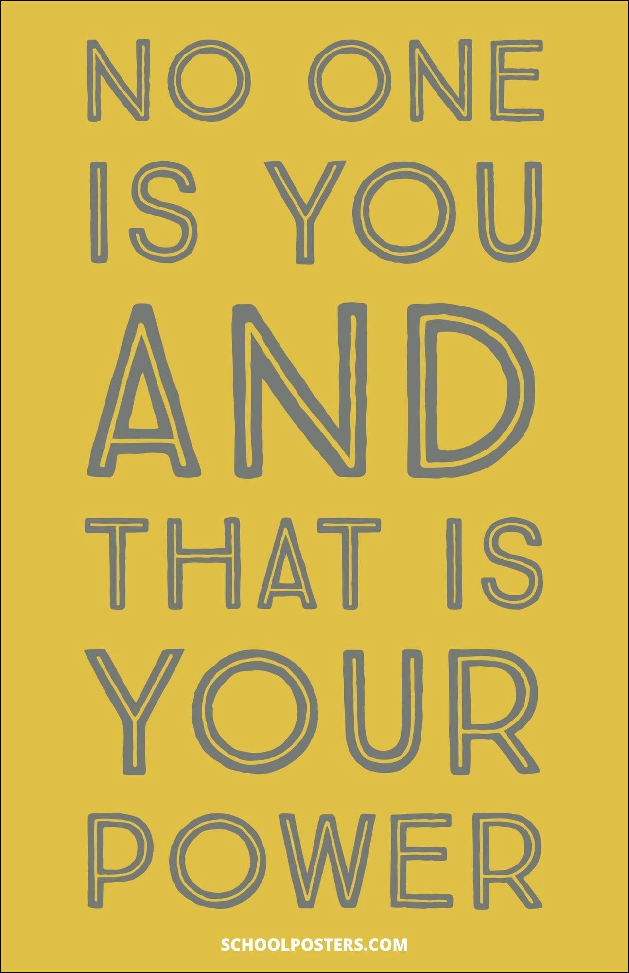 No One Is You Poster