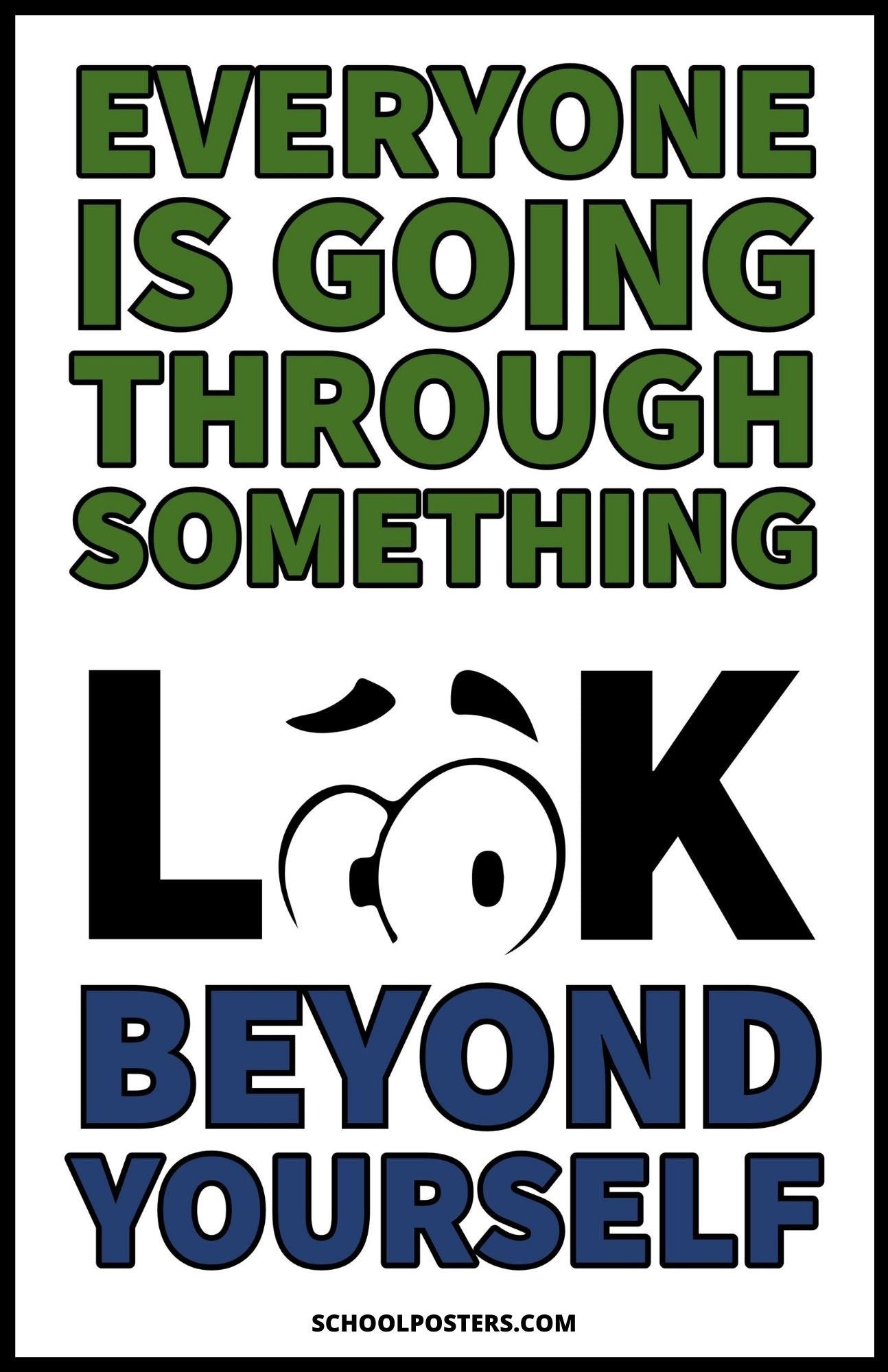 Everyone Is Going Through Something Poster