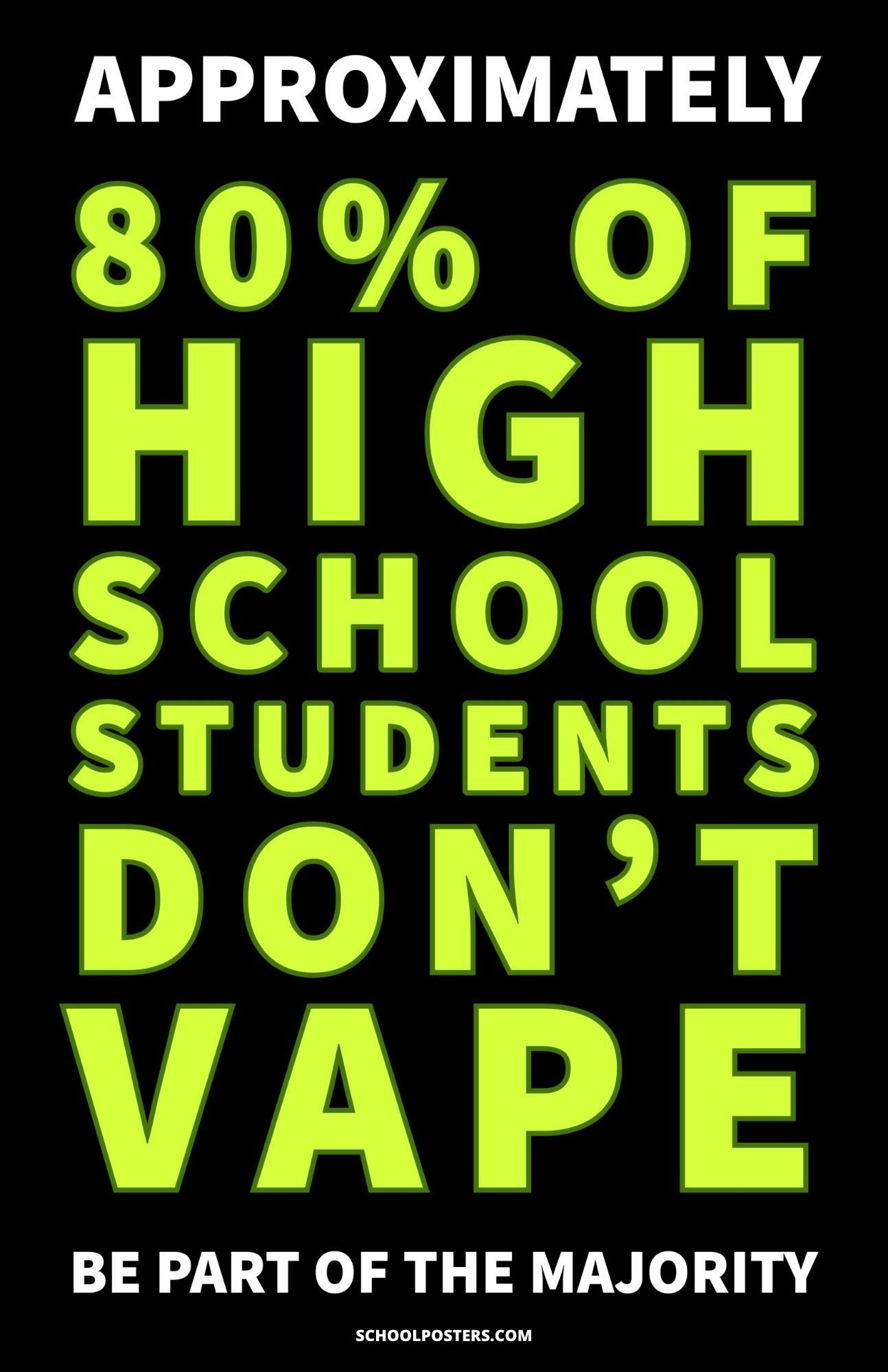 Don't Vape Poster Don't Vape Poster