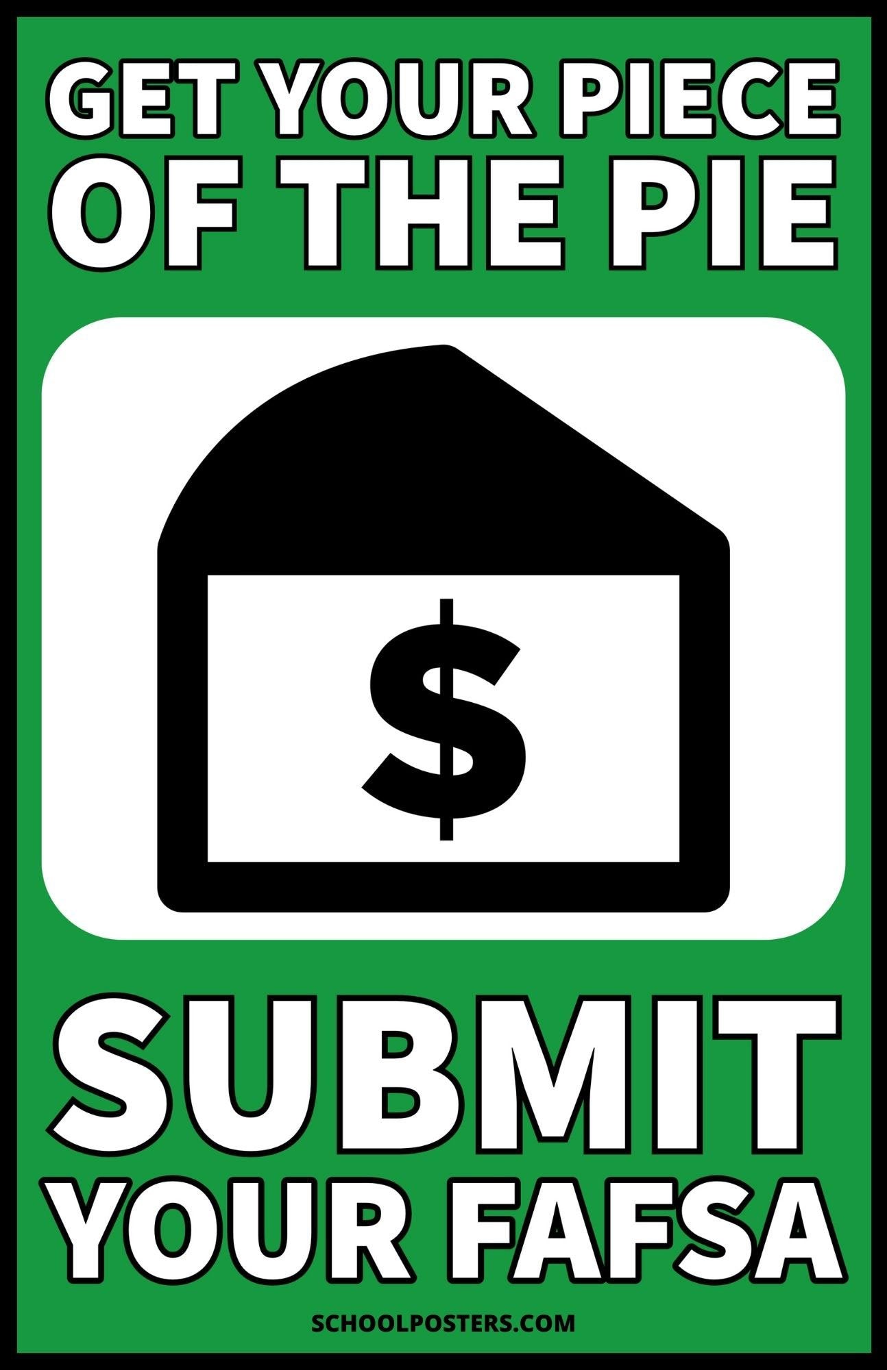 Sumbit Your FAFSA Poster