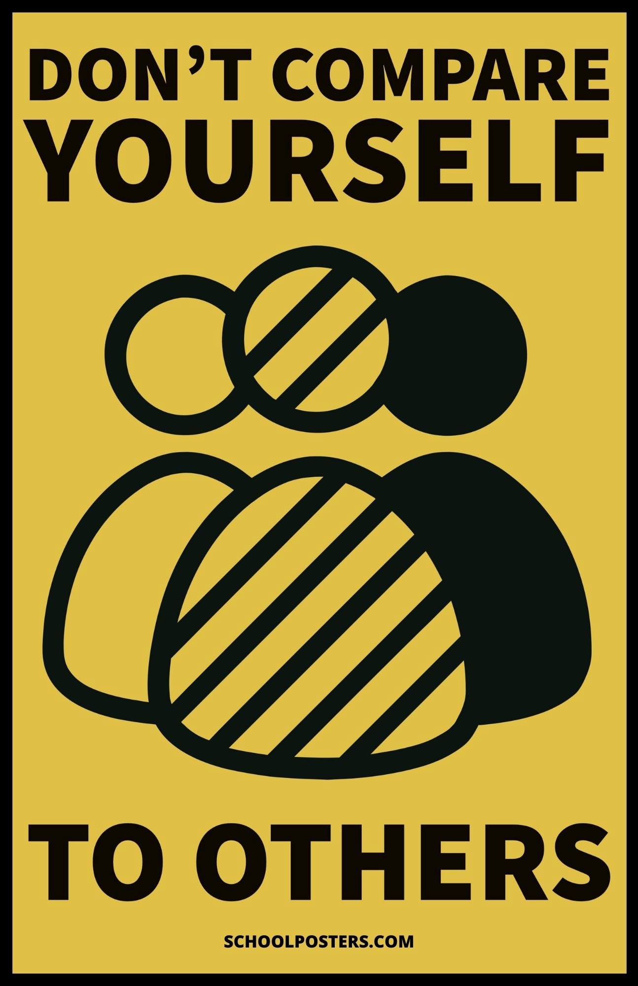 Do Not Compare Yourself To Others Poster