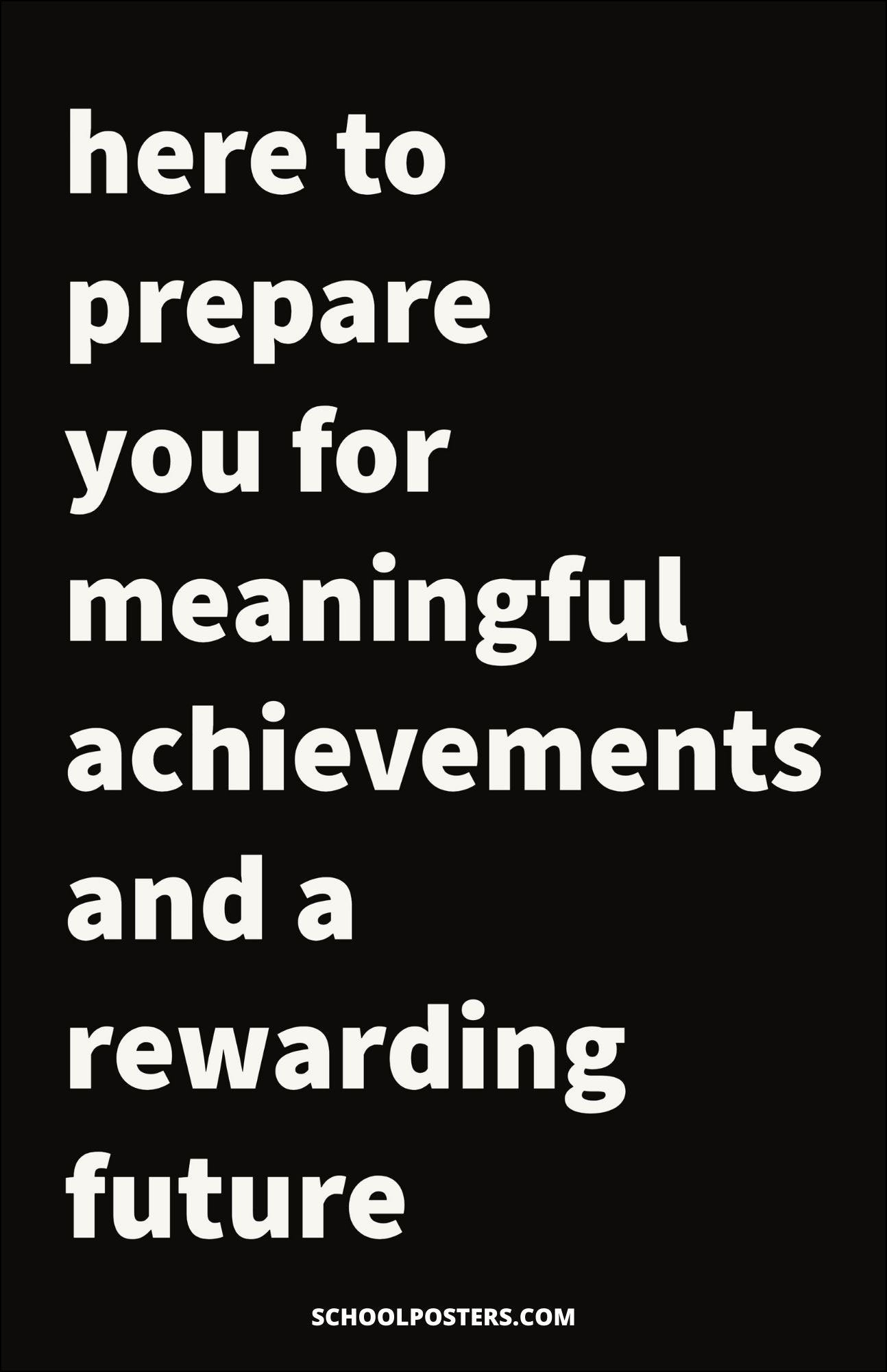 Here To Prepare You Poster