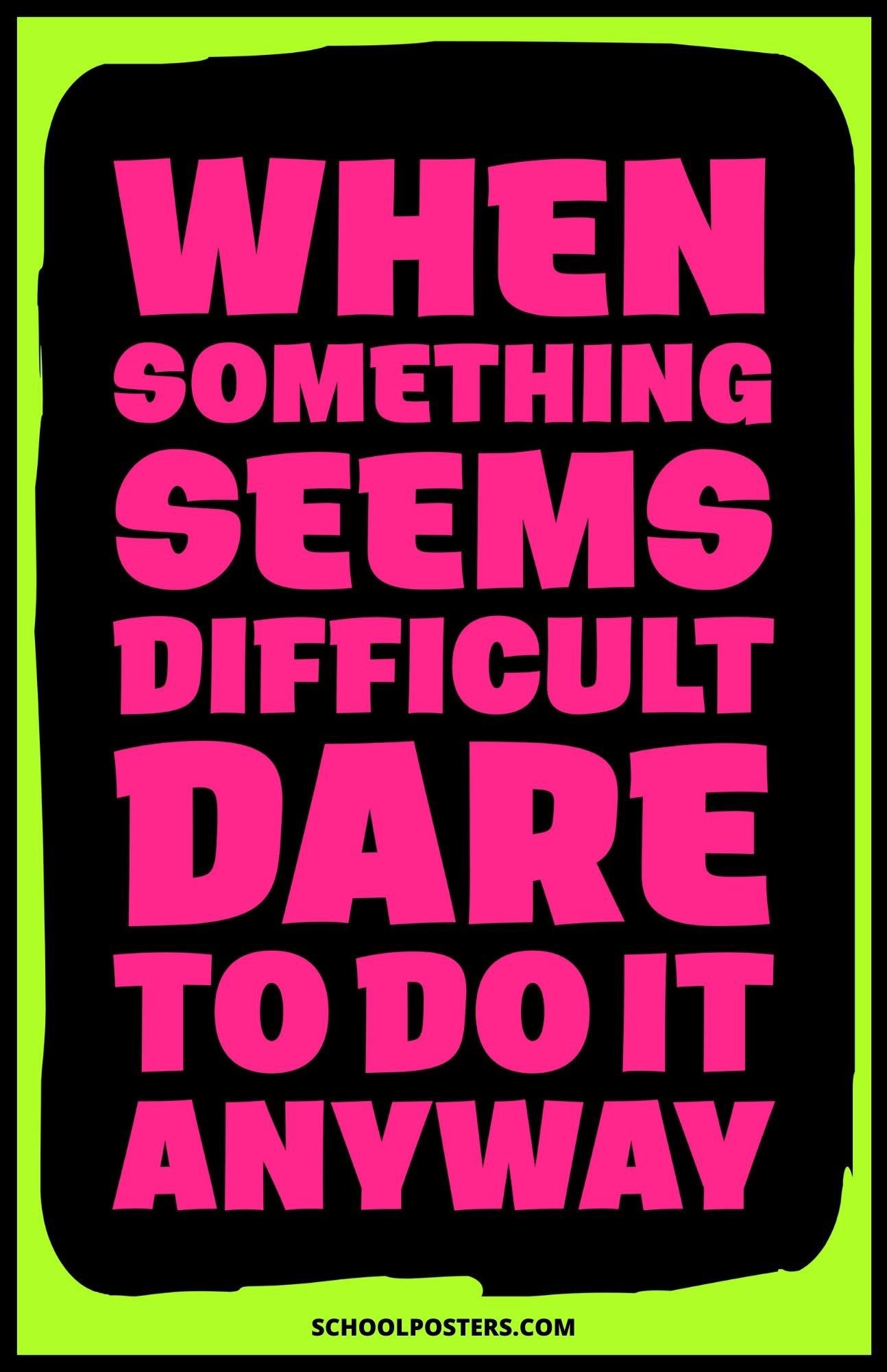 When Something Seems Difficult Poster