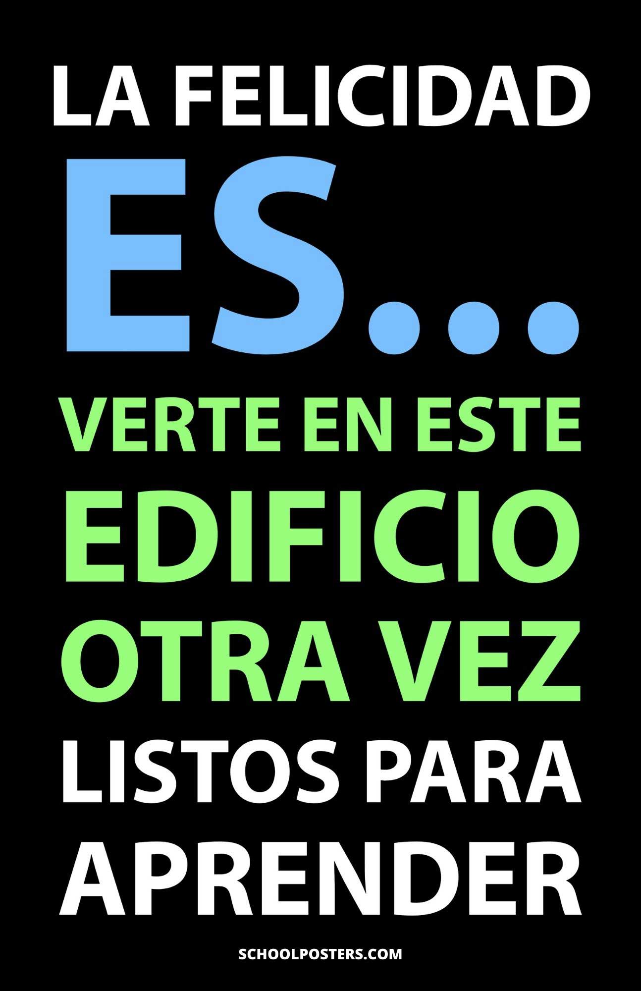 Spanish: Happiness Is Poster