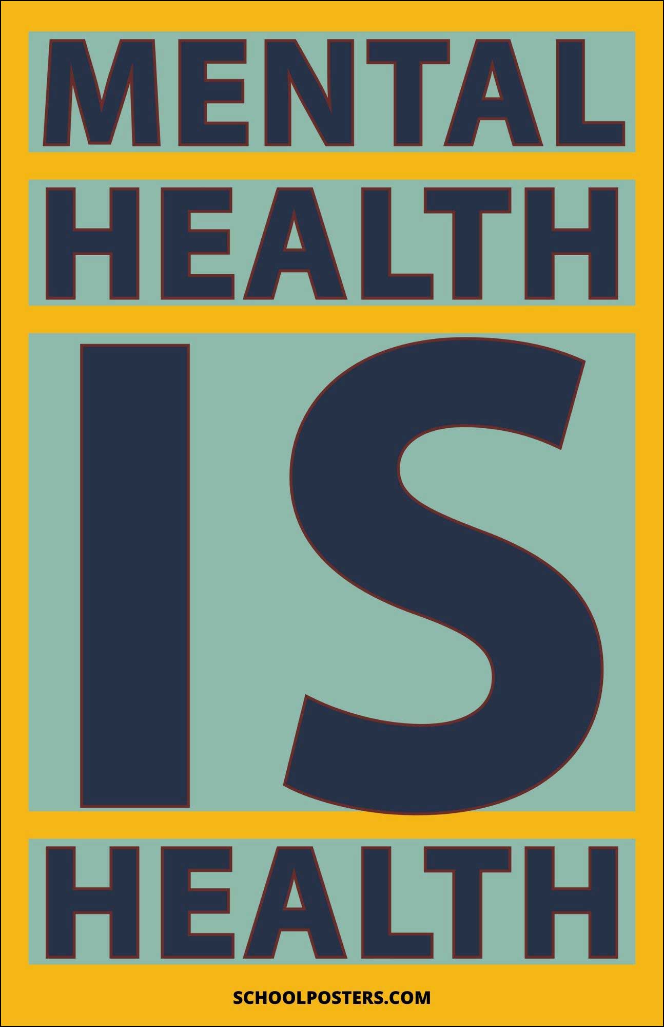 Mental Health Is Health Poster