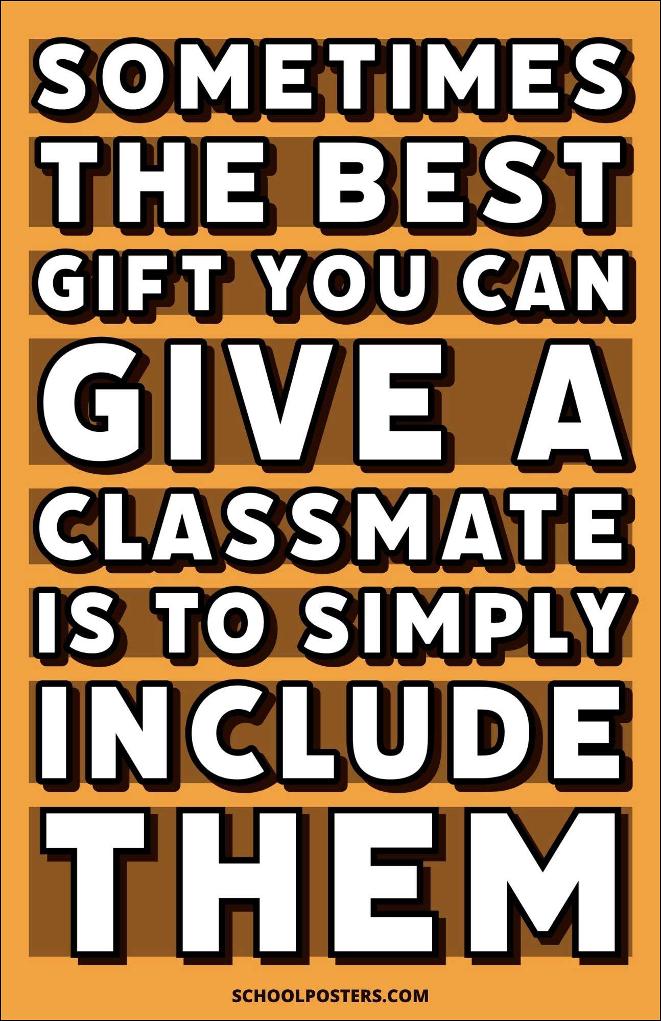 Sometimes The Best Gift  You Can Give Poster