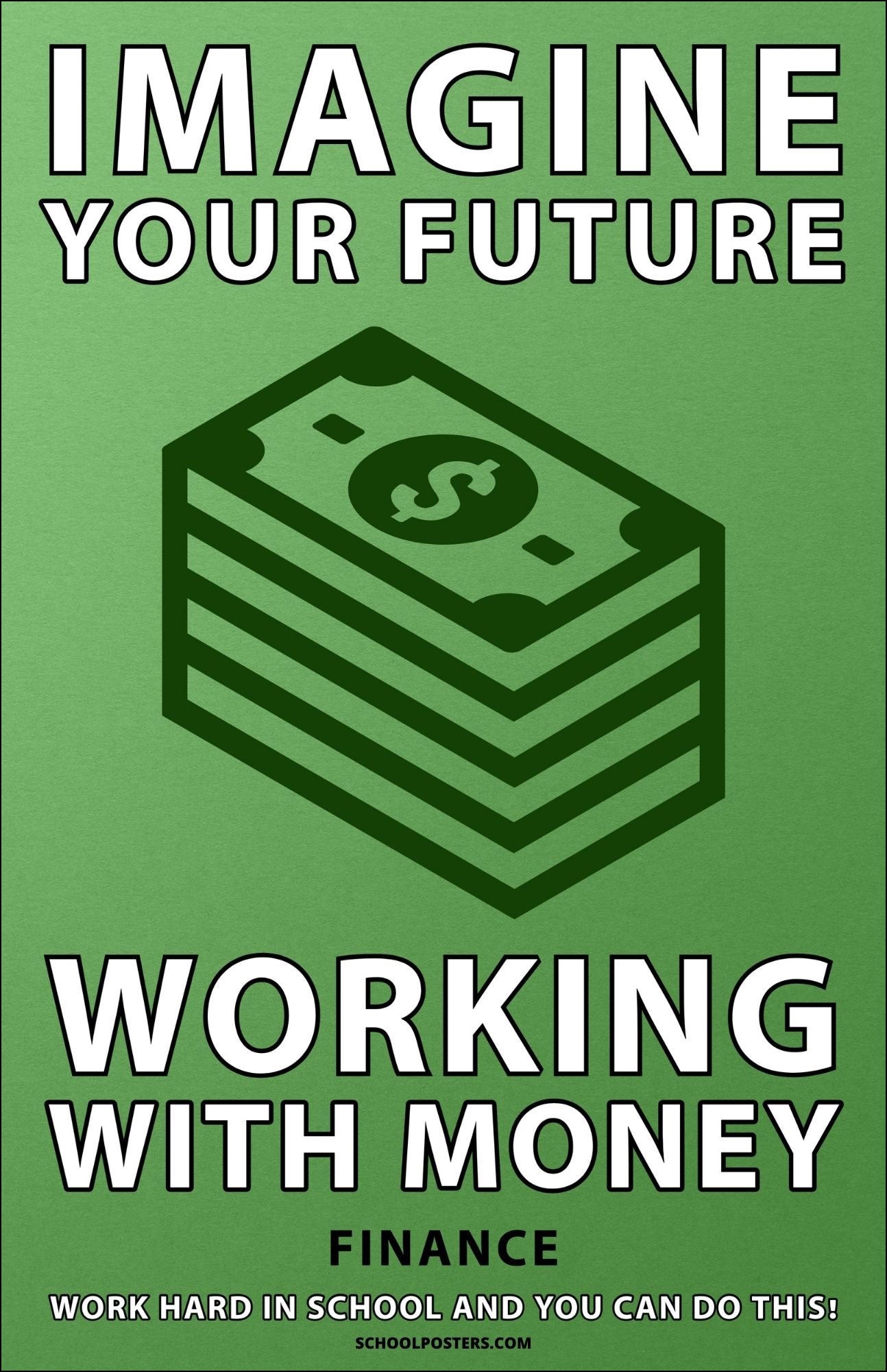 Imagine Your Future Finance Poster