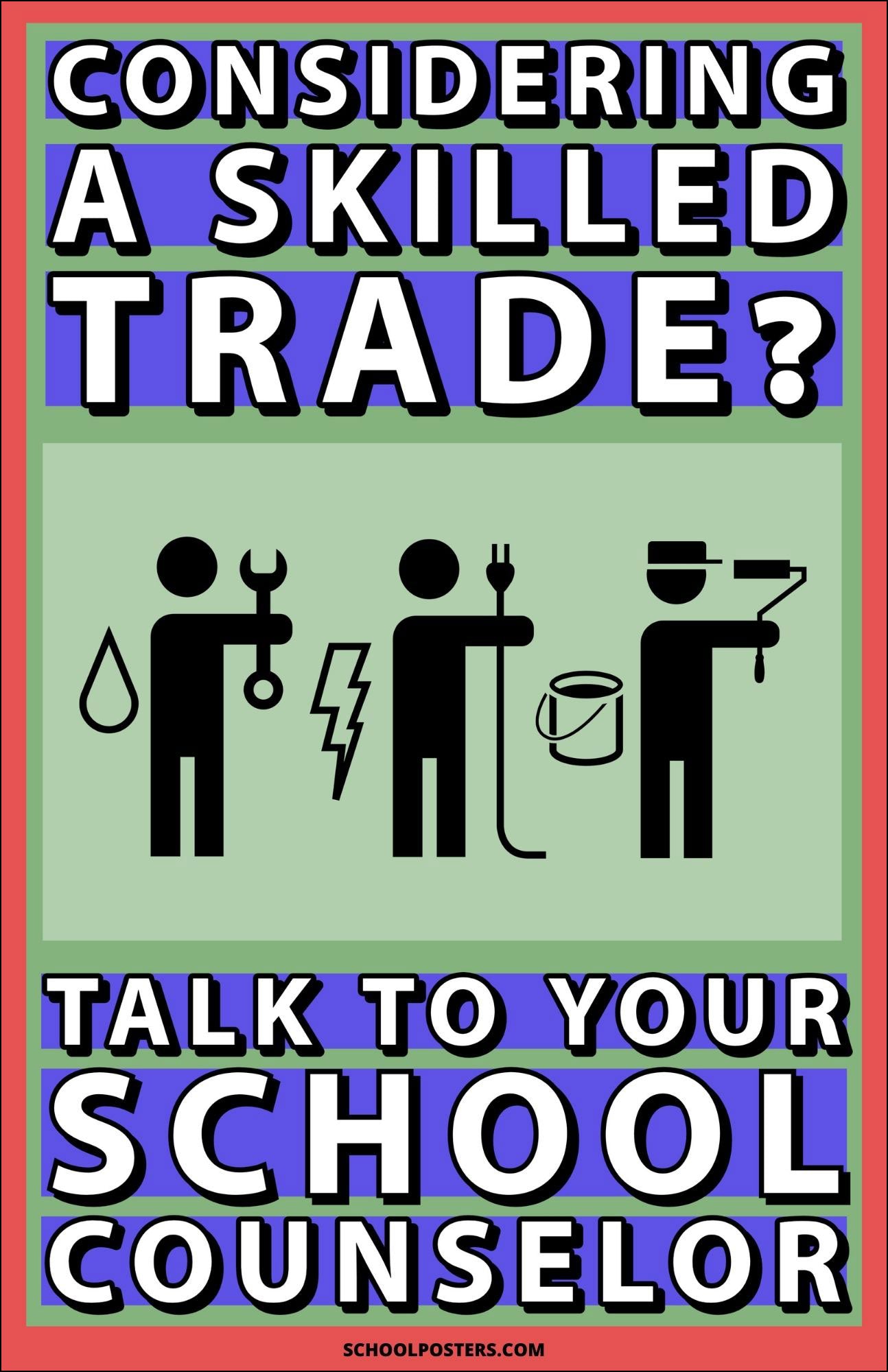 School Counselor Trades Poster