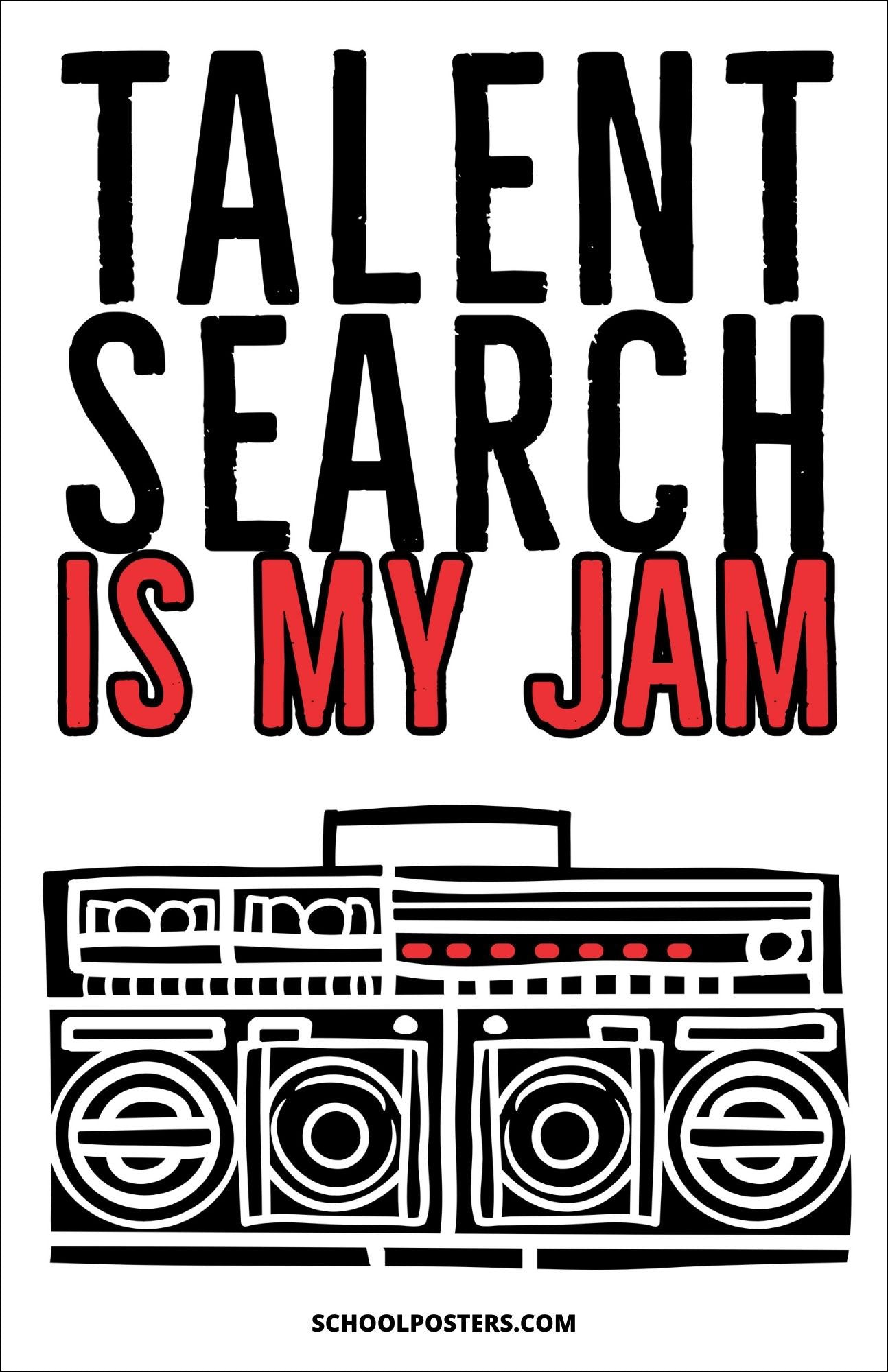 TRIO Talent Search Is My Jam Poster