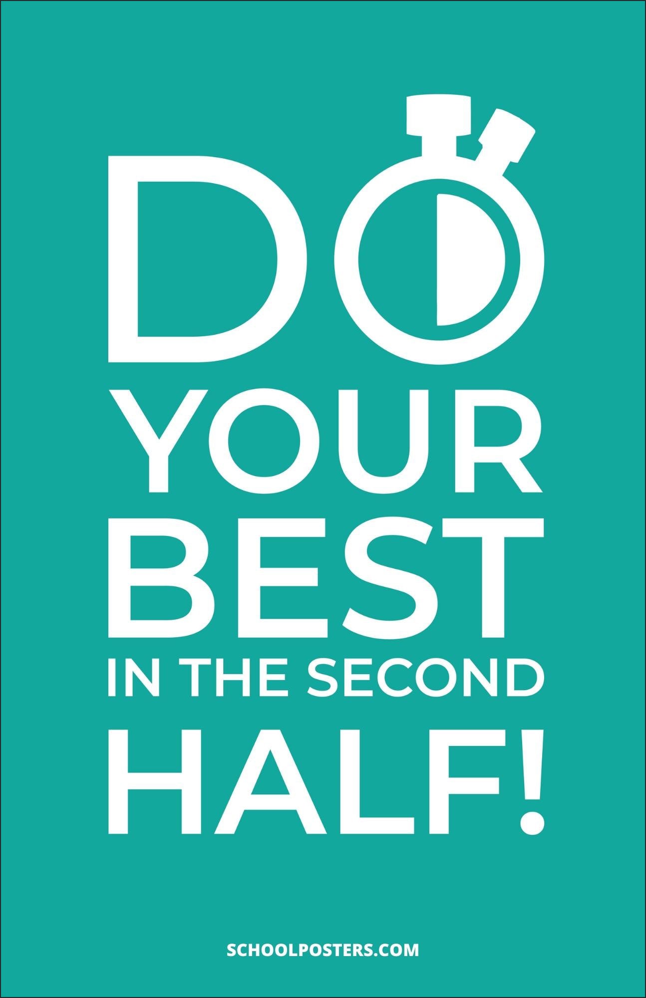 Best In The Second Half Poster