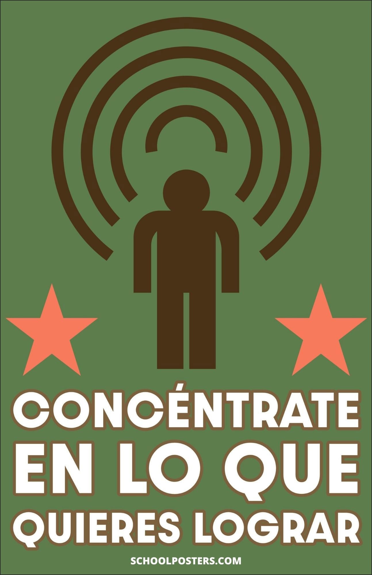 Spanish: Focus On What You Want Poster