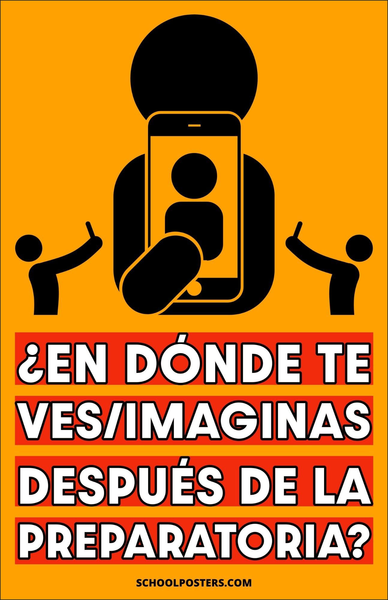 Spanish: Picture Yourself After High School Poster