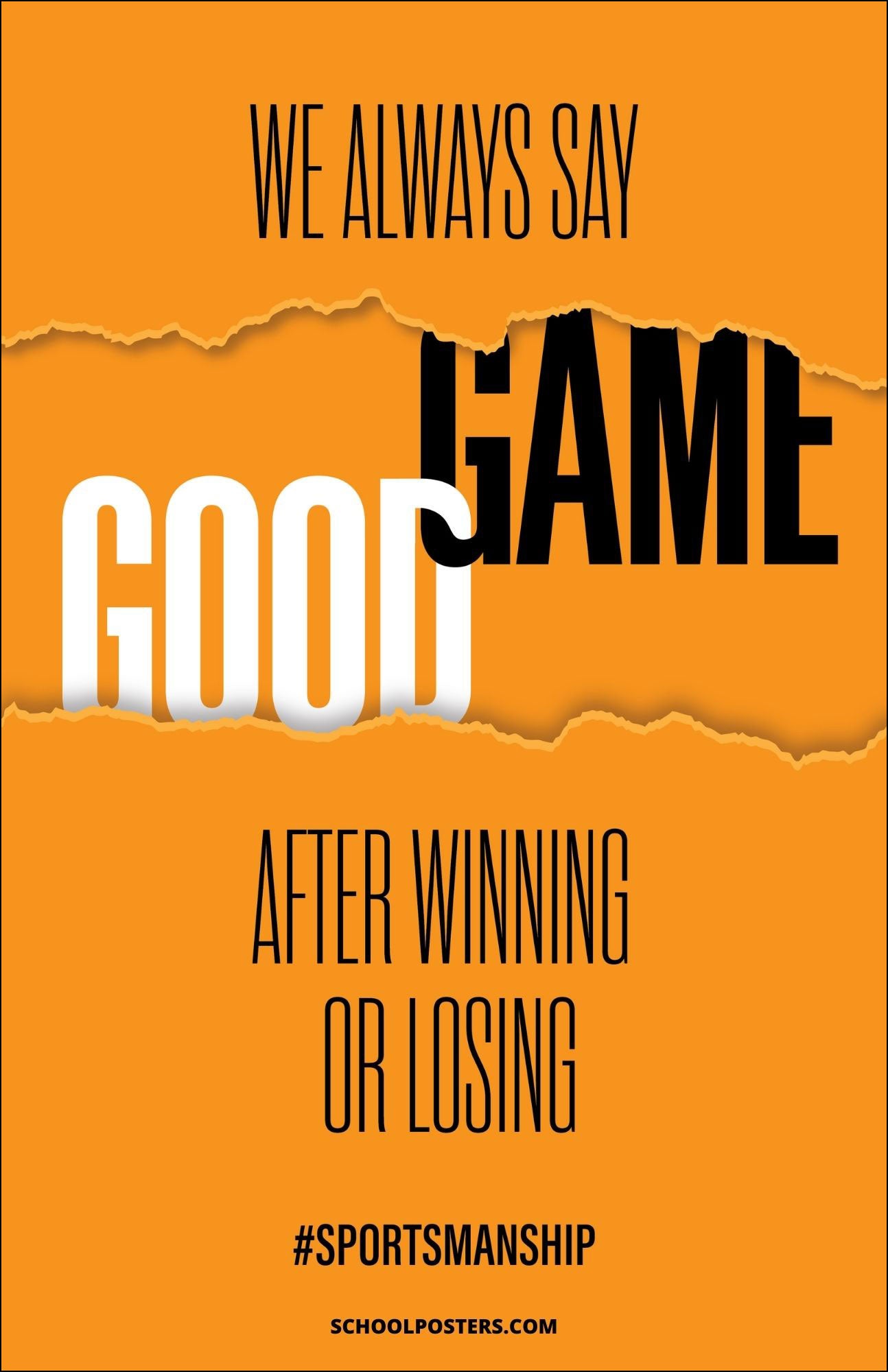 Sportsmanship Poster