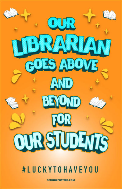 Thank You Librarian Poster