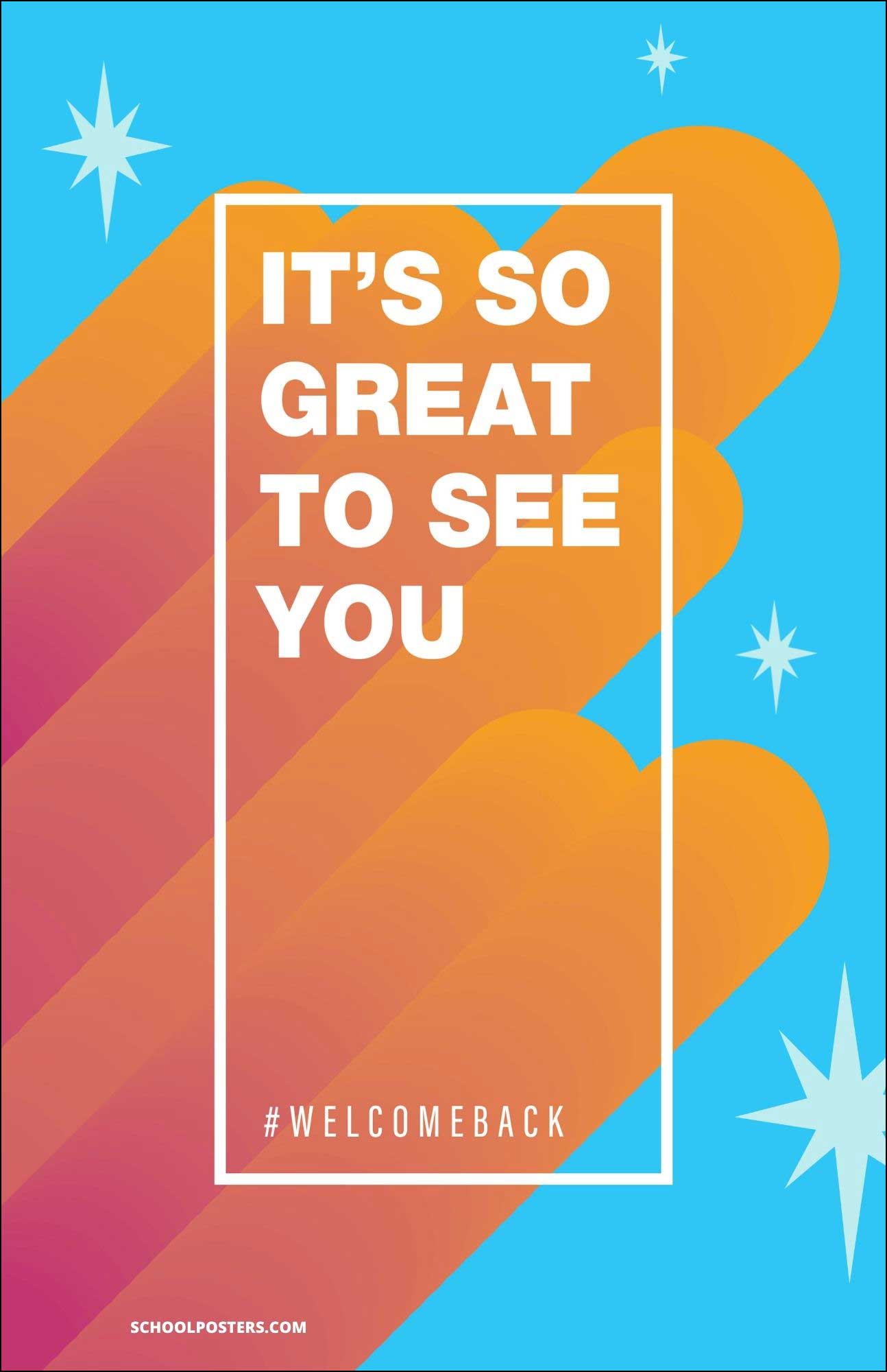 Welcome Back To School Poster