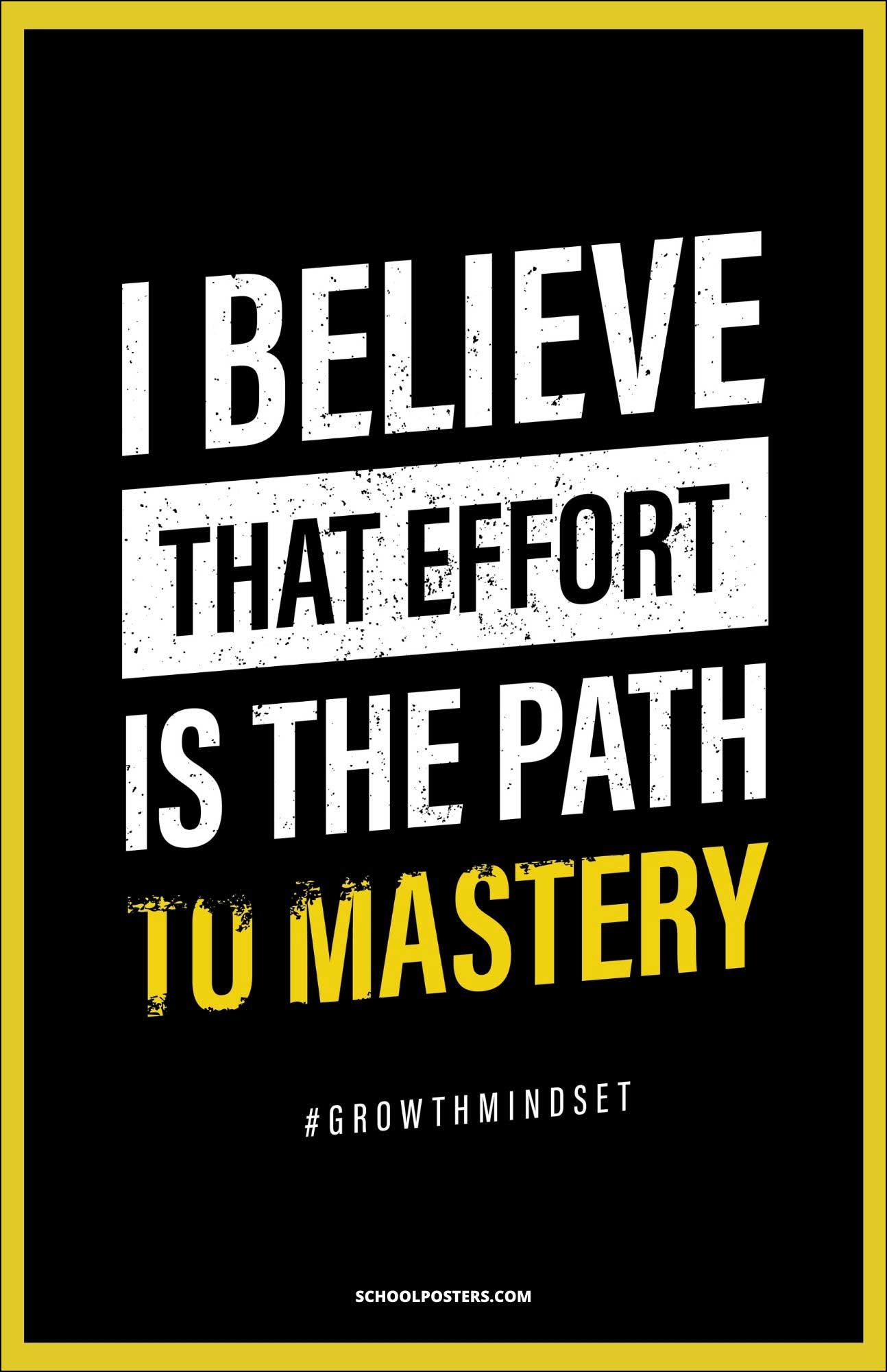 Growth Mindset Poster
