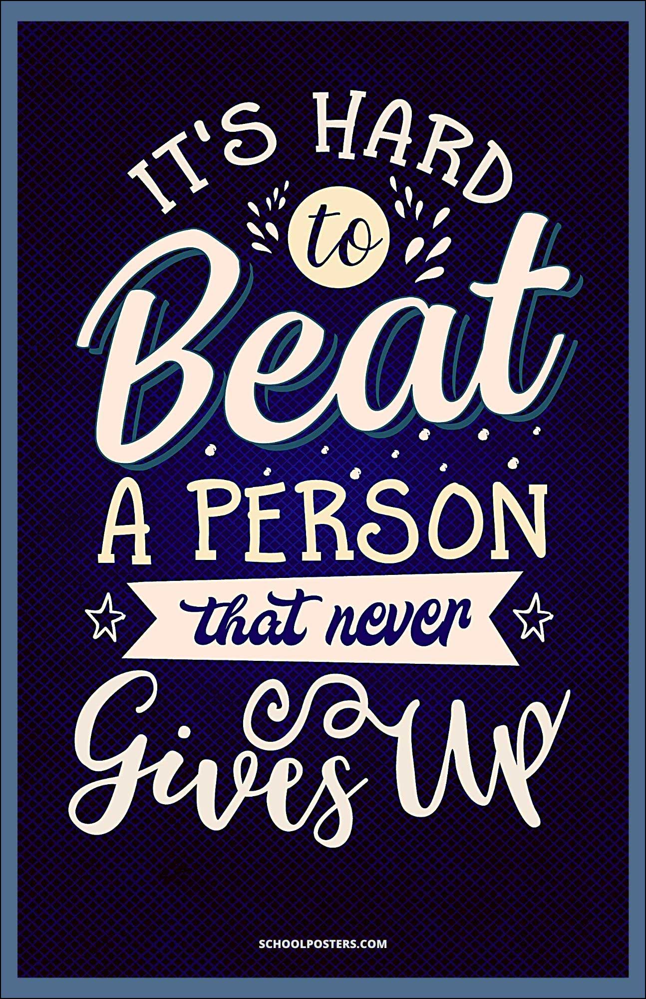 Never Give Up Poster