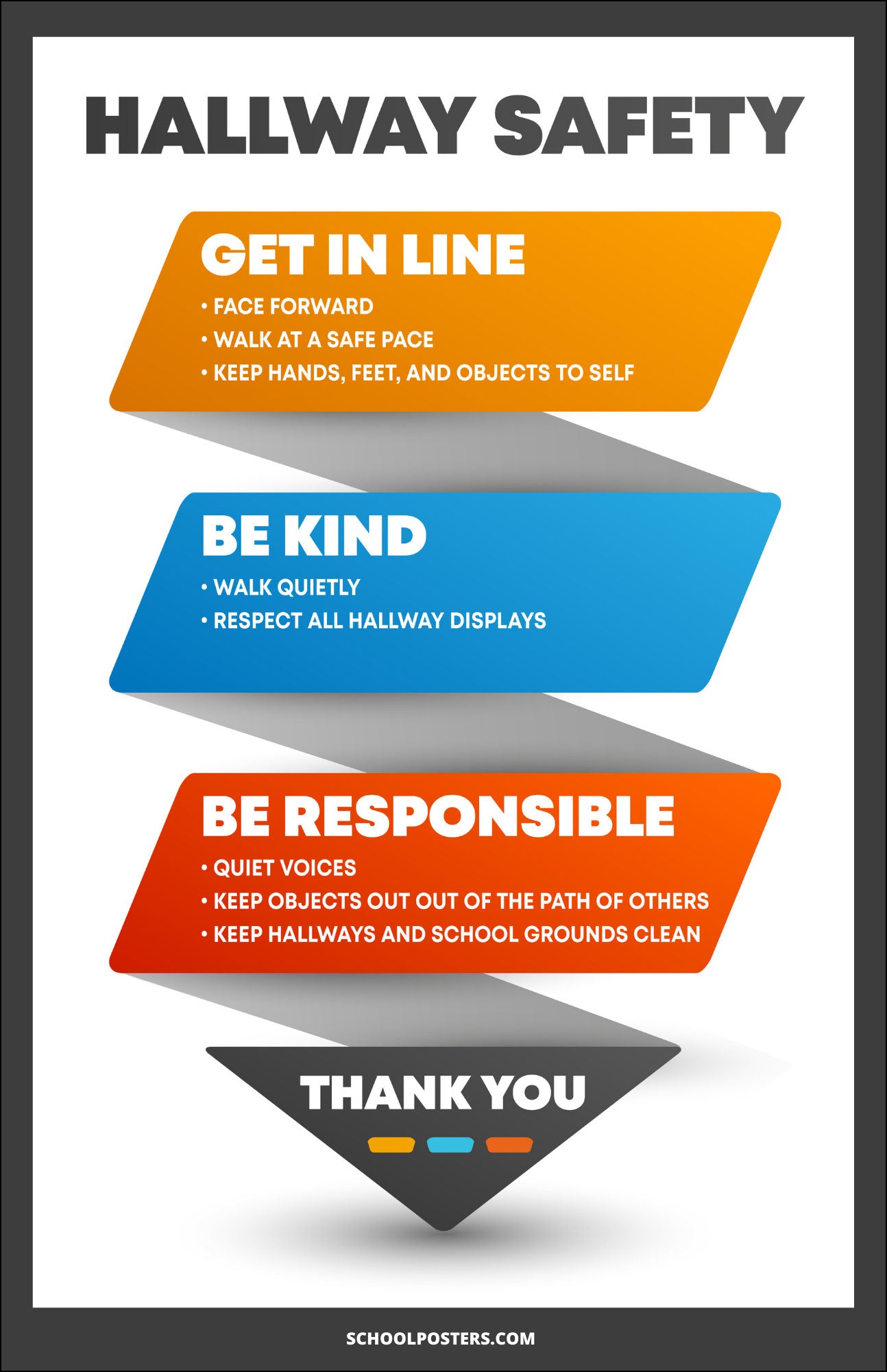 Hallway Safety Poster