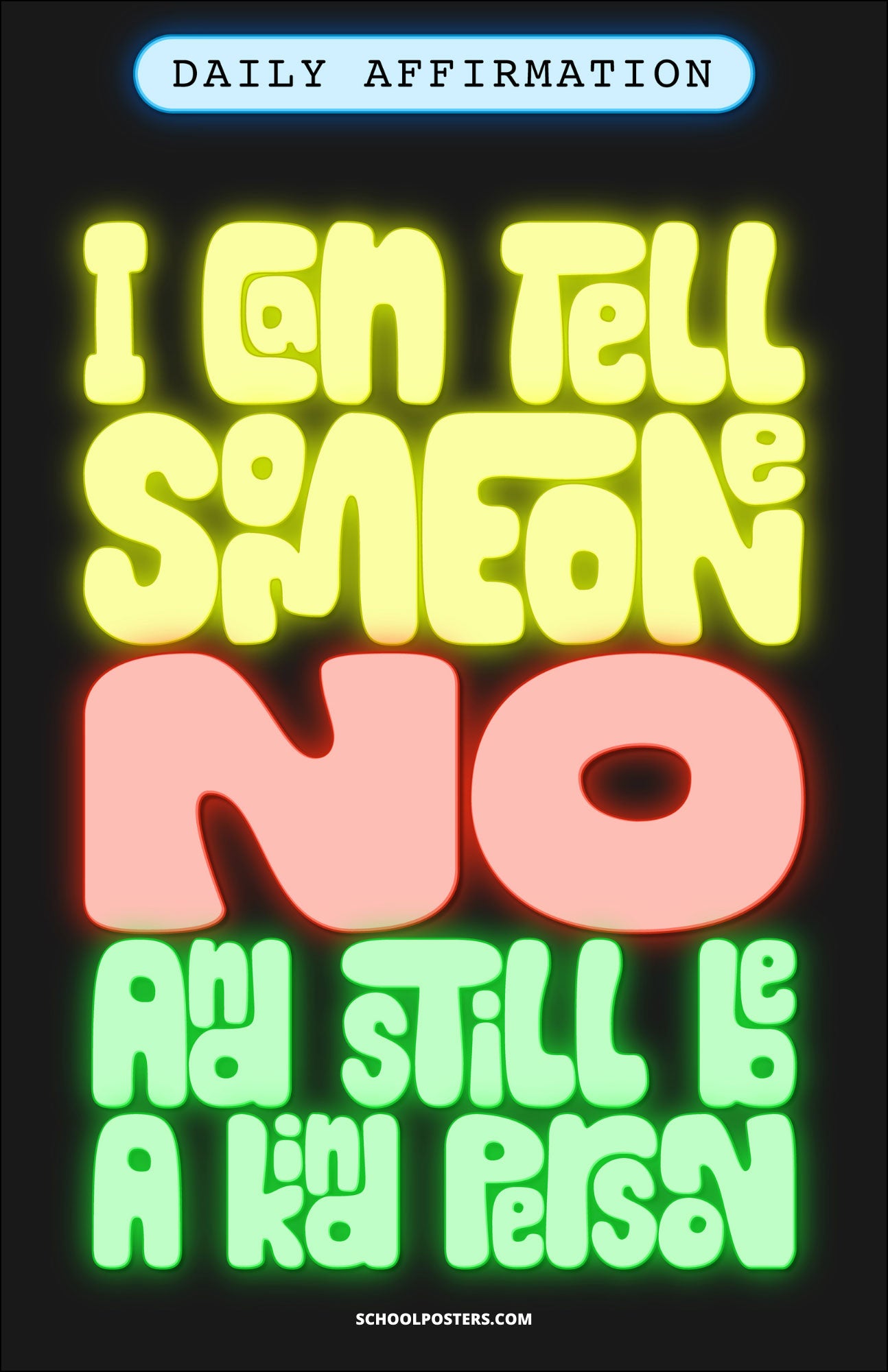 Daily Affirmations Poster