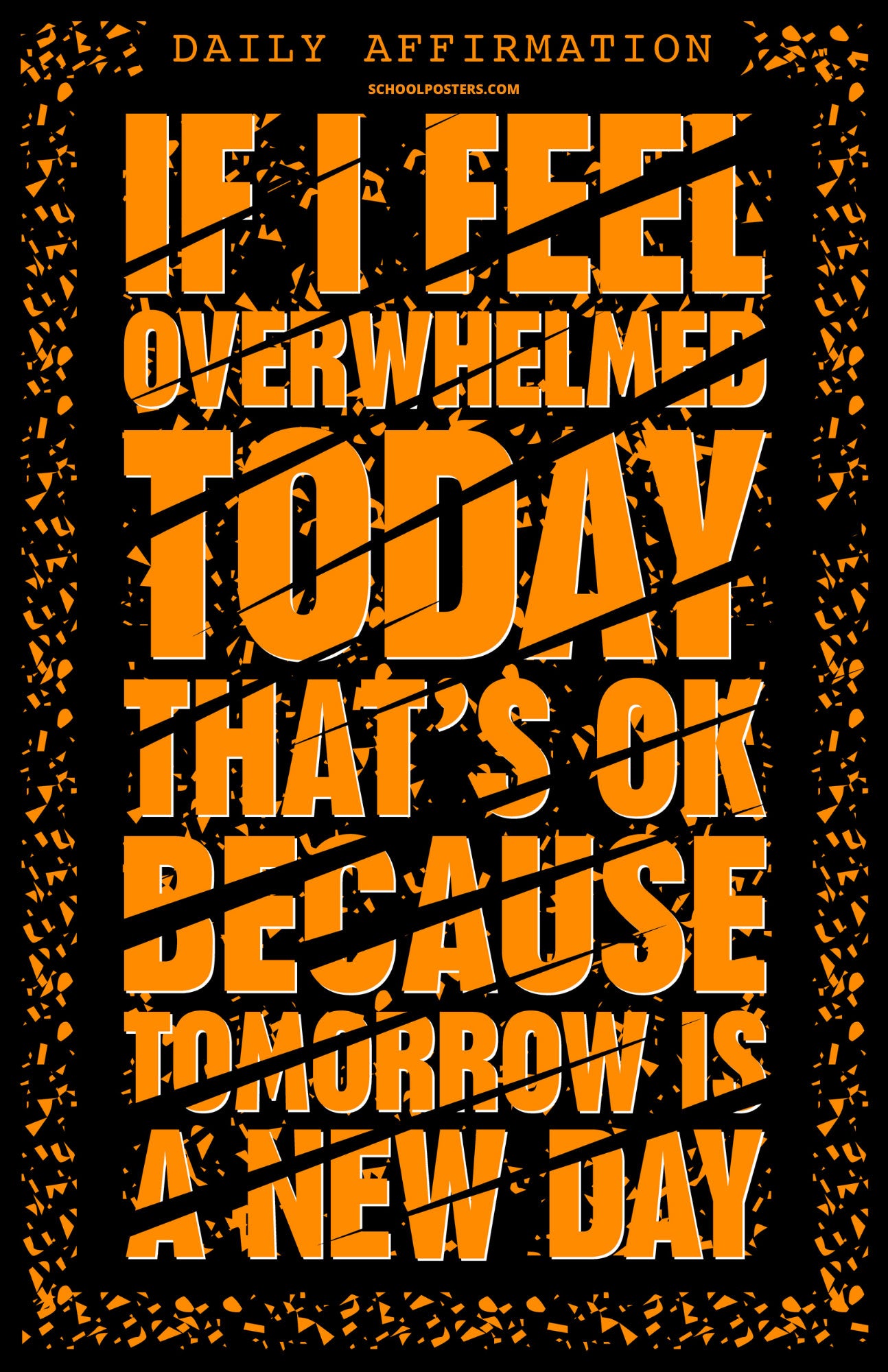Daily Affirmations Poster