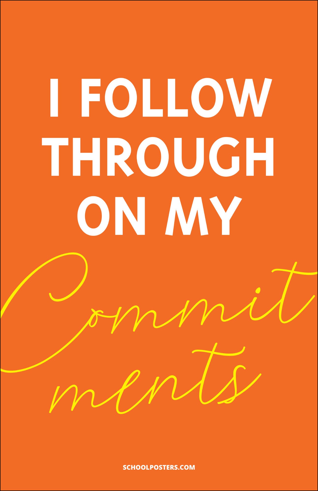 Daily Affirmations Poster
