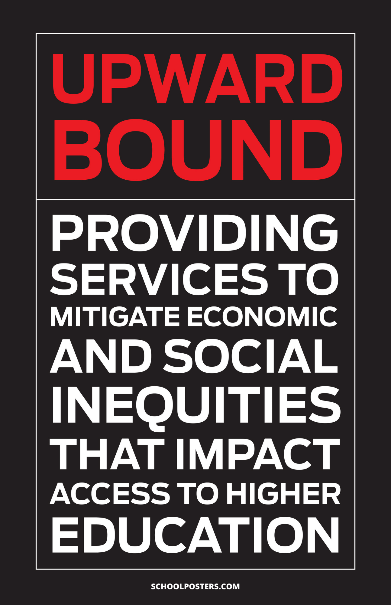 TRIO Upward Bound Poster – SchoolPosters.com LLC