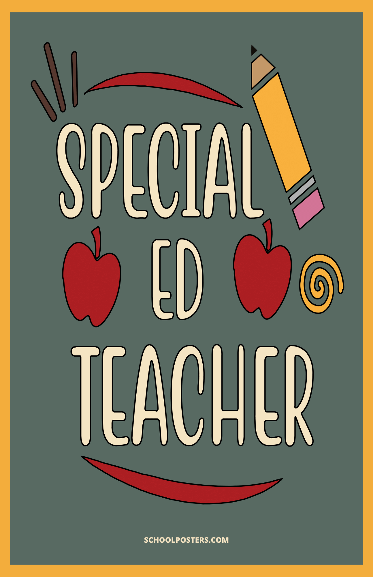 Special Education Teacher Poster