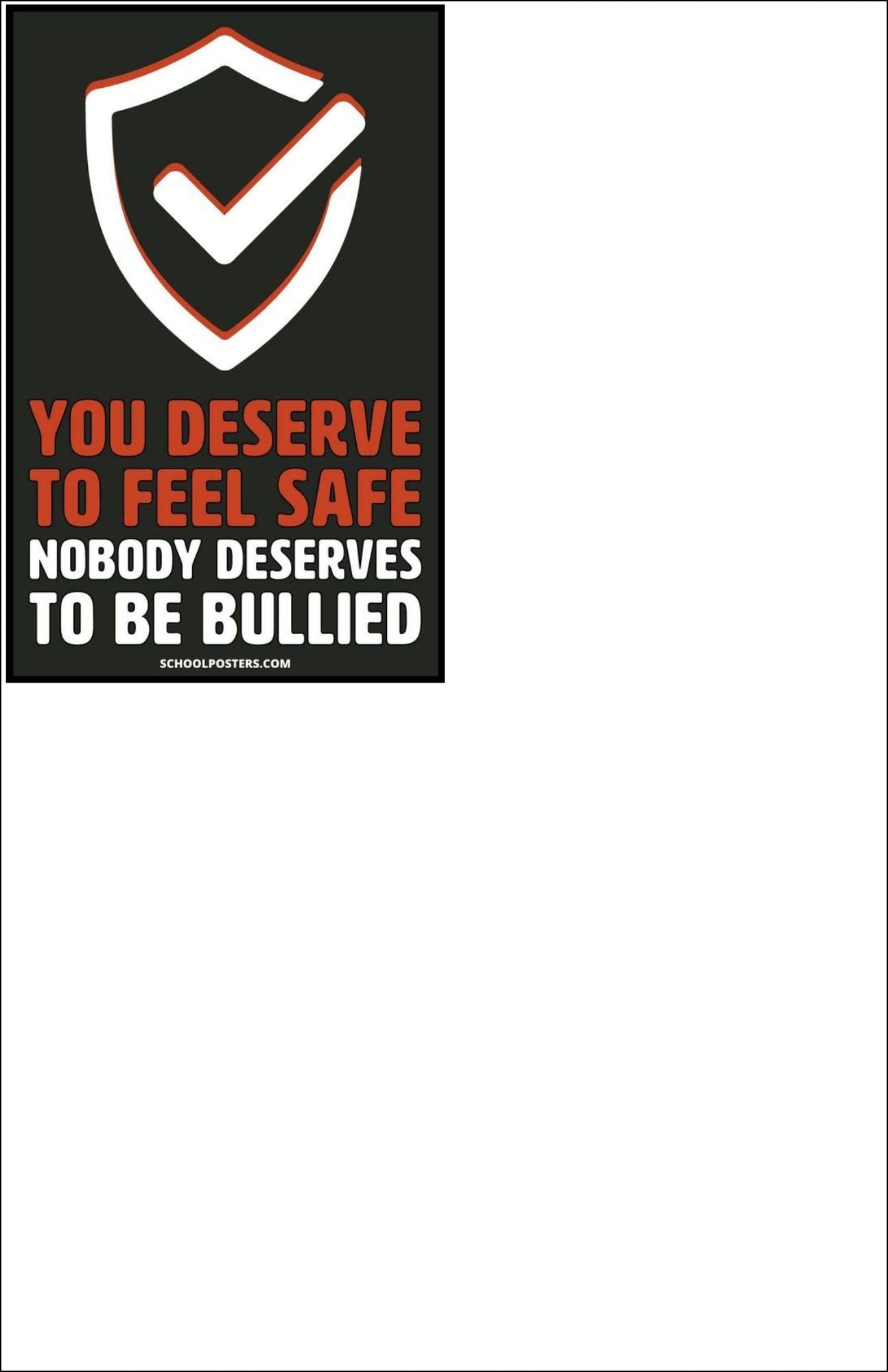 Bullying Prevention and Awareness Poster Package